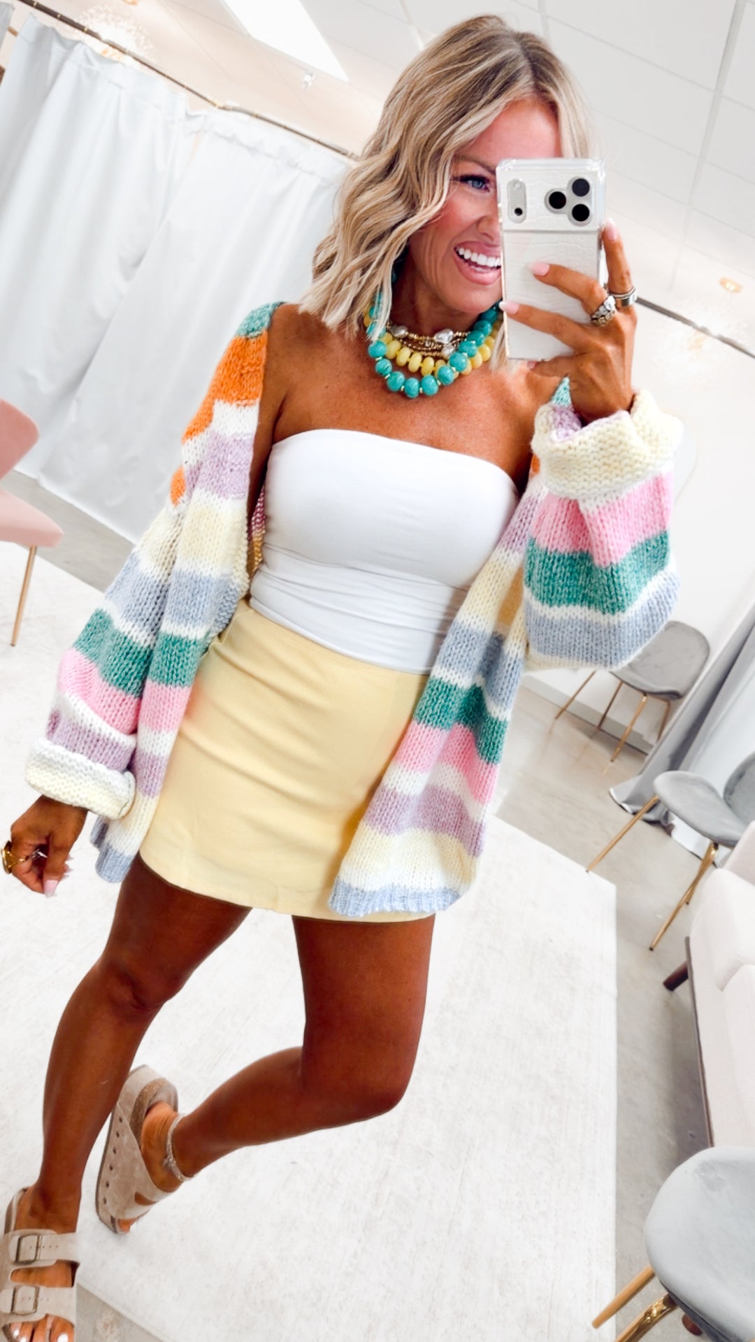 The Color Bloom Cardigan