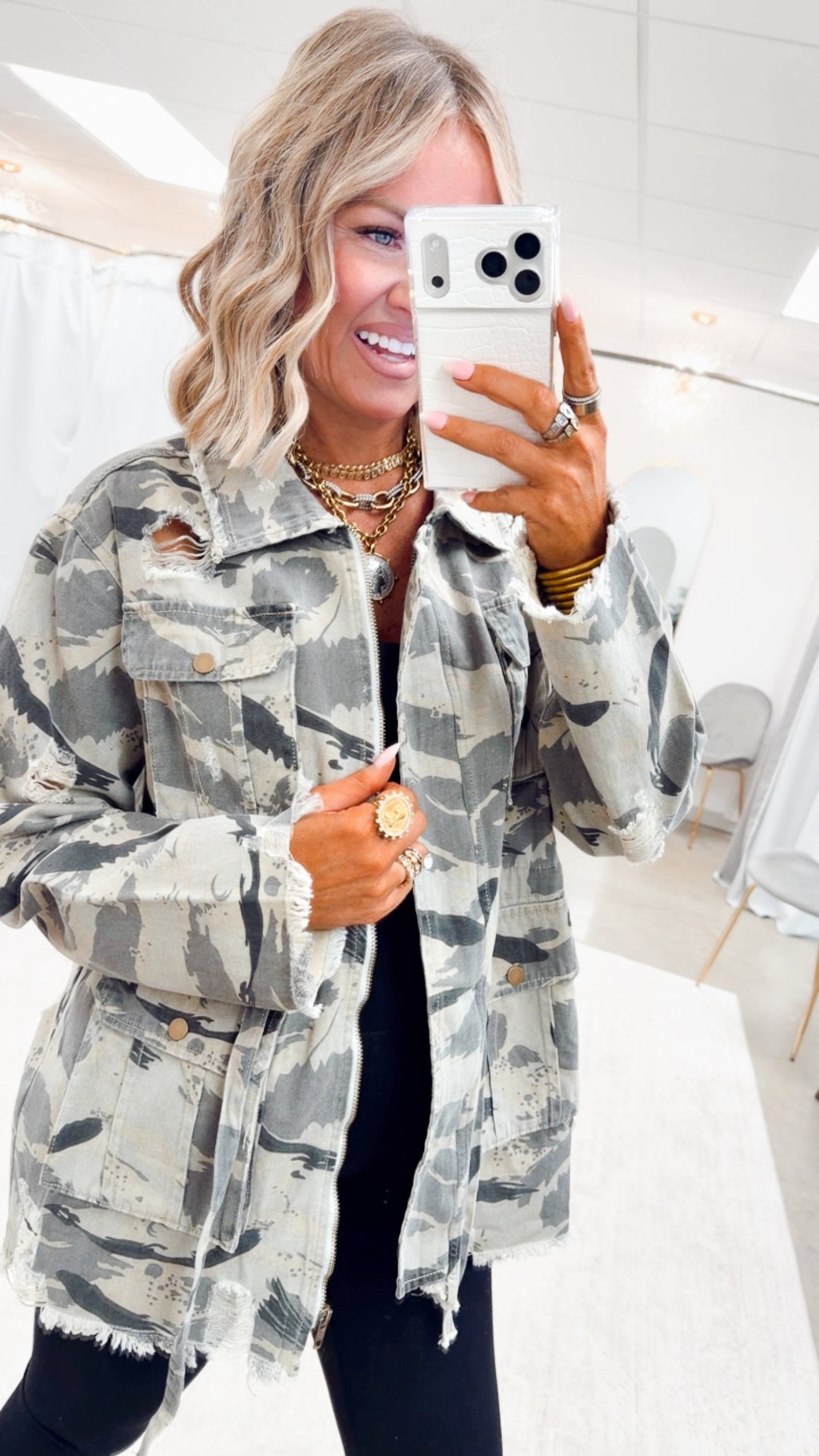 The Sweet Camo Twill Jacket