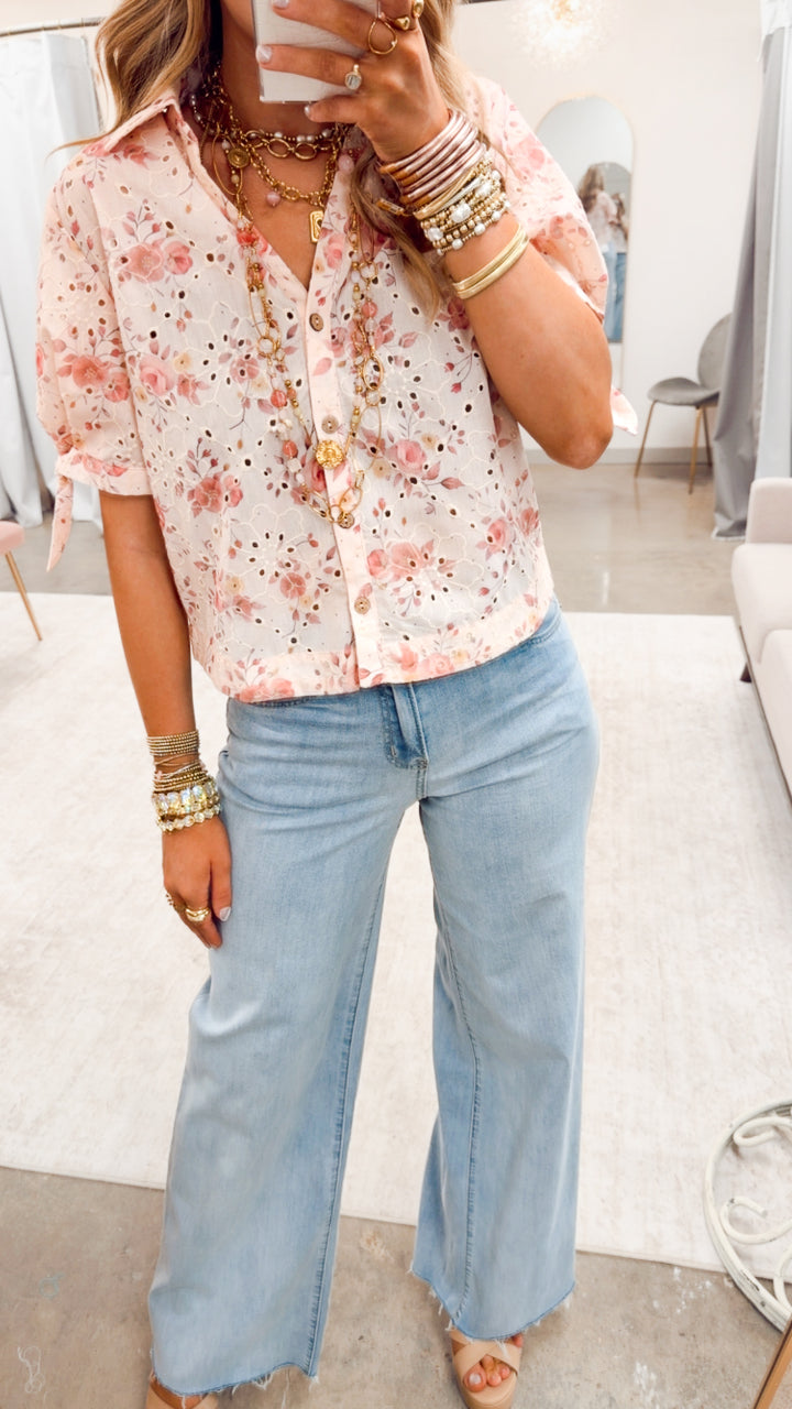 The Marlowe Super High Rise Wide Leg Jeans
