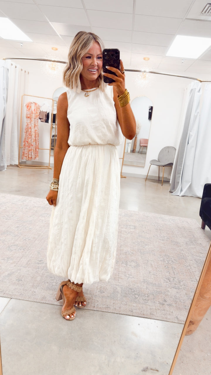 The Bubble Bliss Two-Piece Set-Ivory