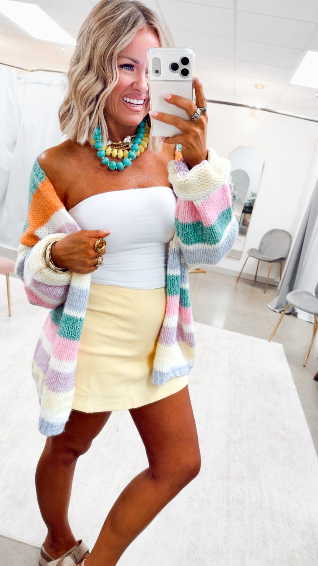 The Mini Moment Skort-Sunflower