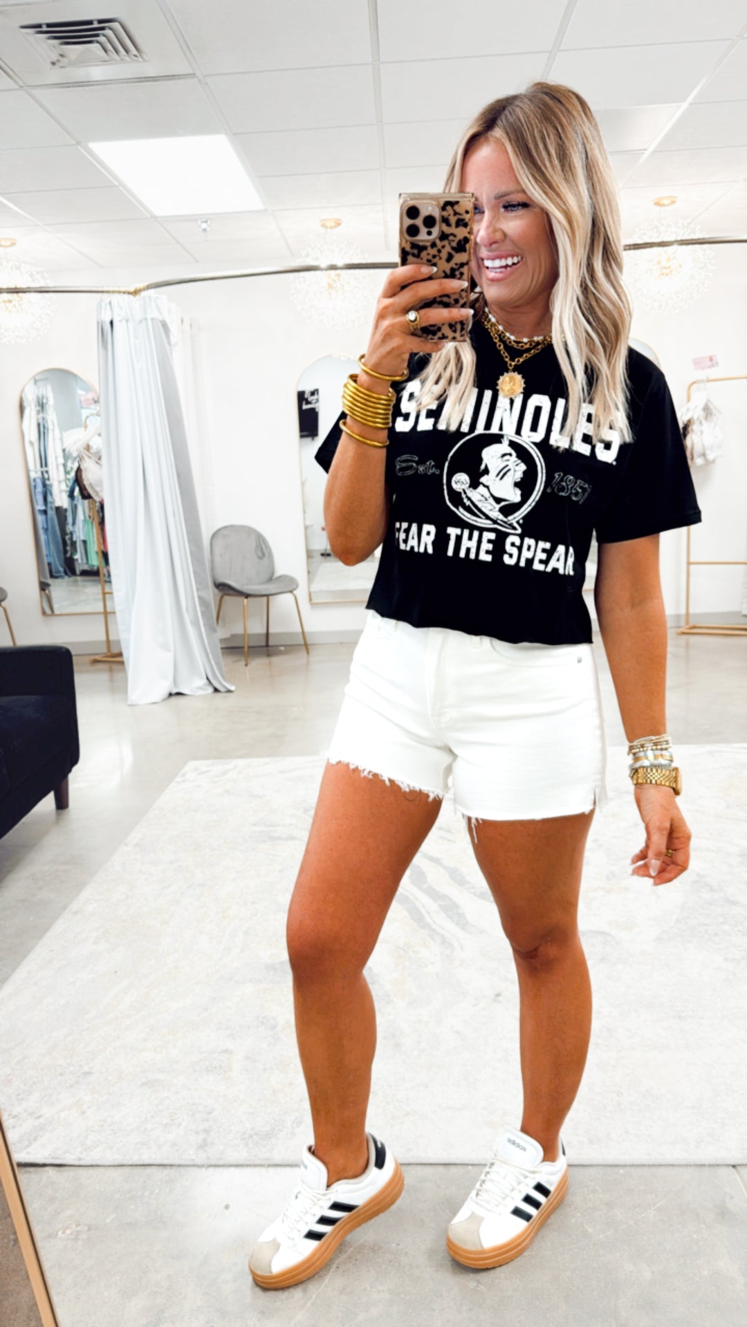 Seminoles Fear The Spear Cropped Tee