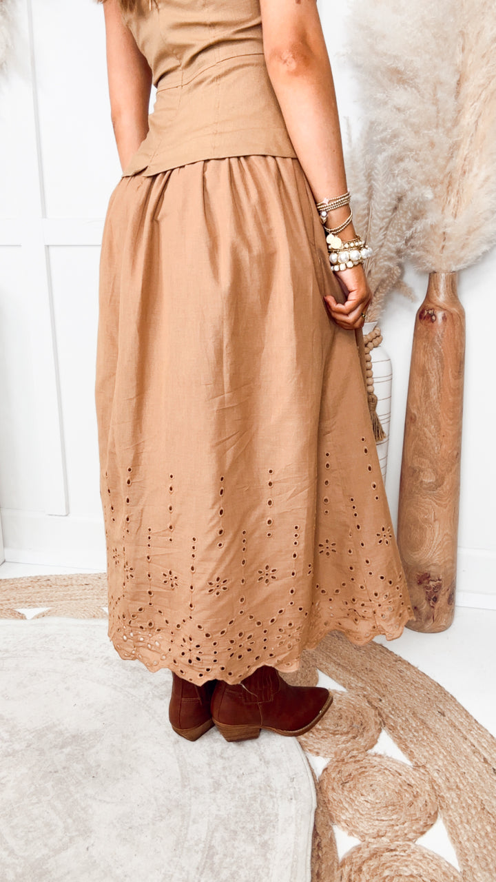 The Adeline Scallop Hem Dress