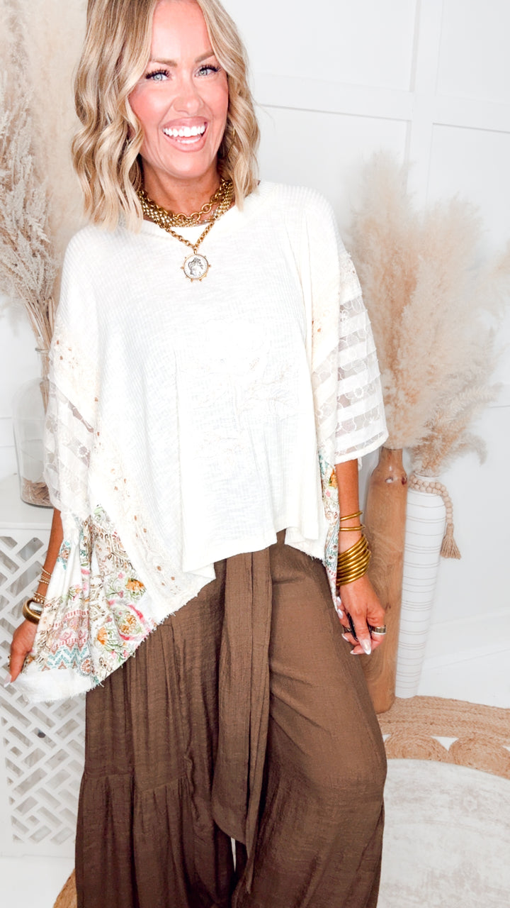 Carrington Palazzo Pants-Chocolate