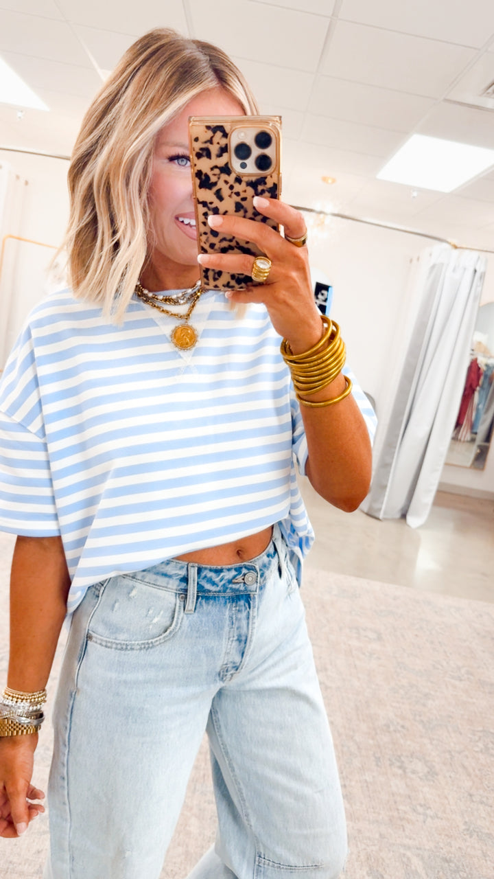 Dockside Top-Sky/White