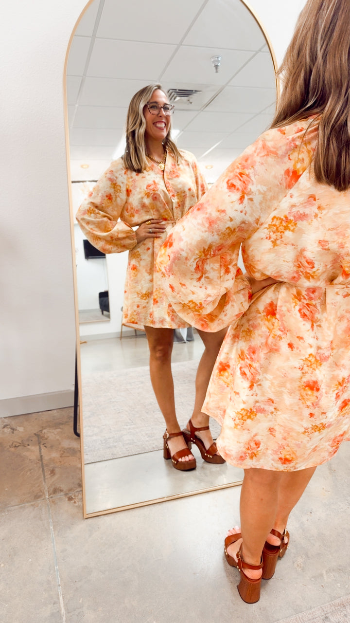 The Blushing Garden Mini Dress