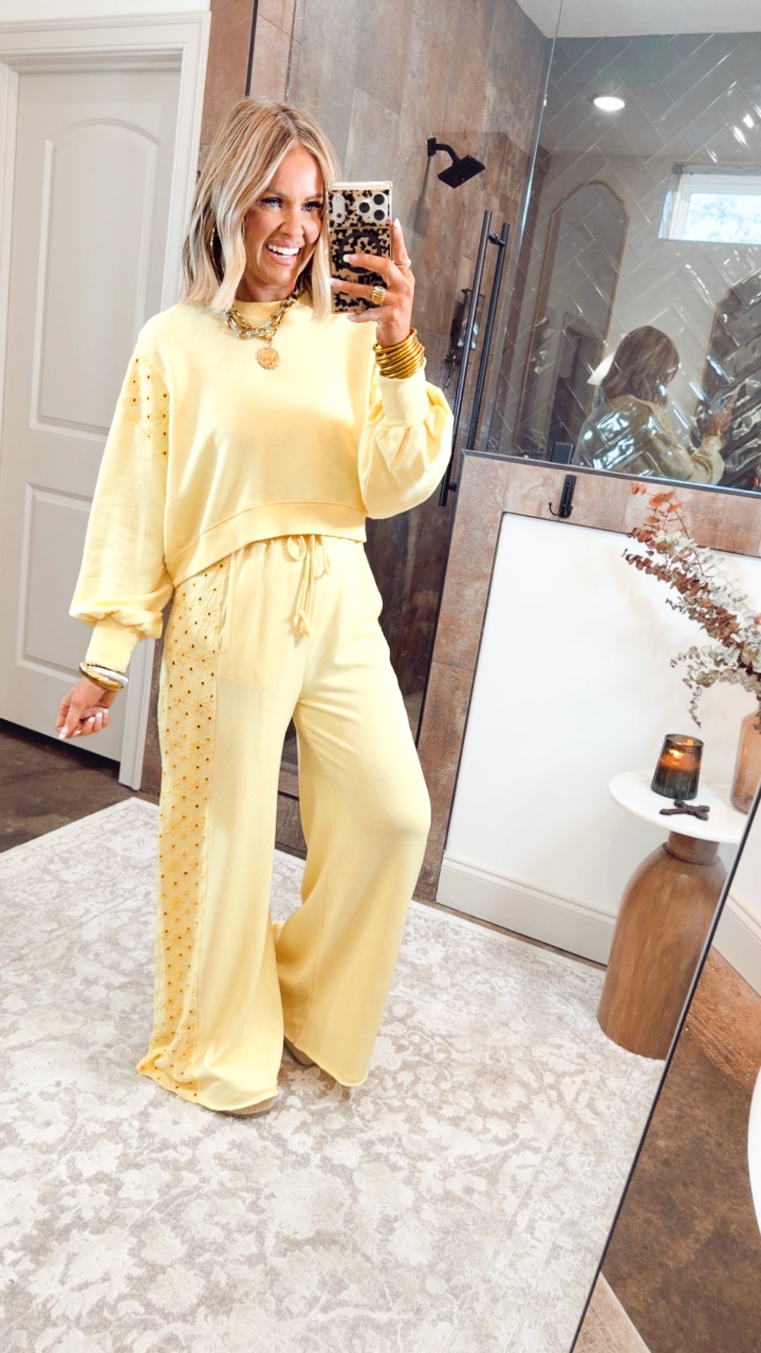 The Paloma Plush Set-Mellow Yellow