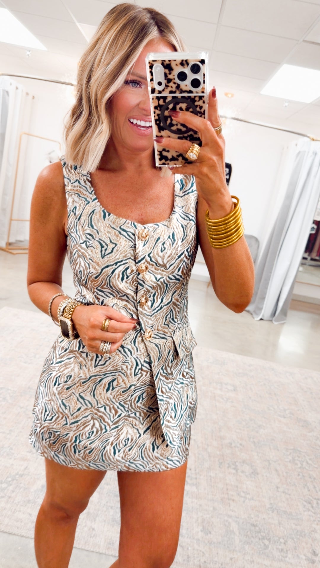 The Uptown Girl Romper-Zebra Pattern