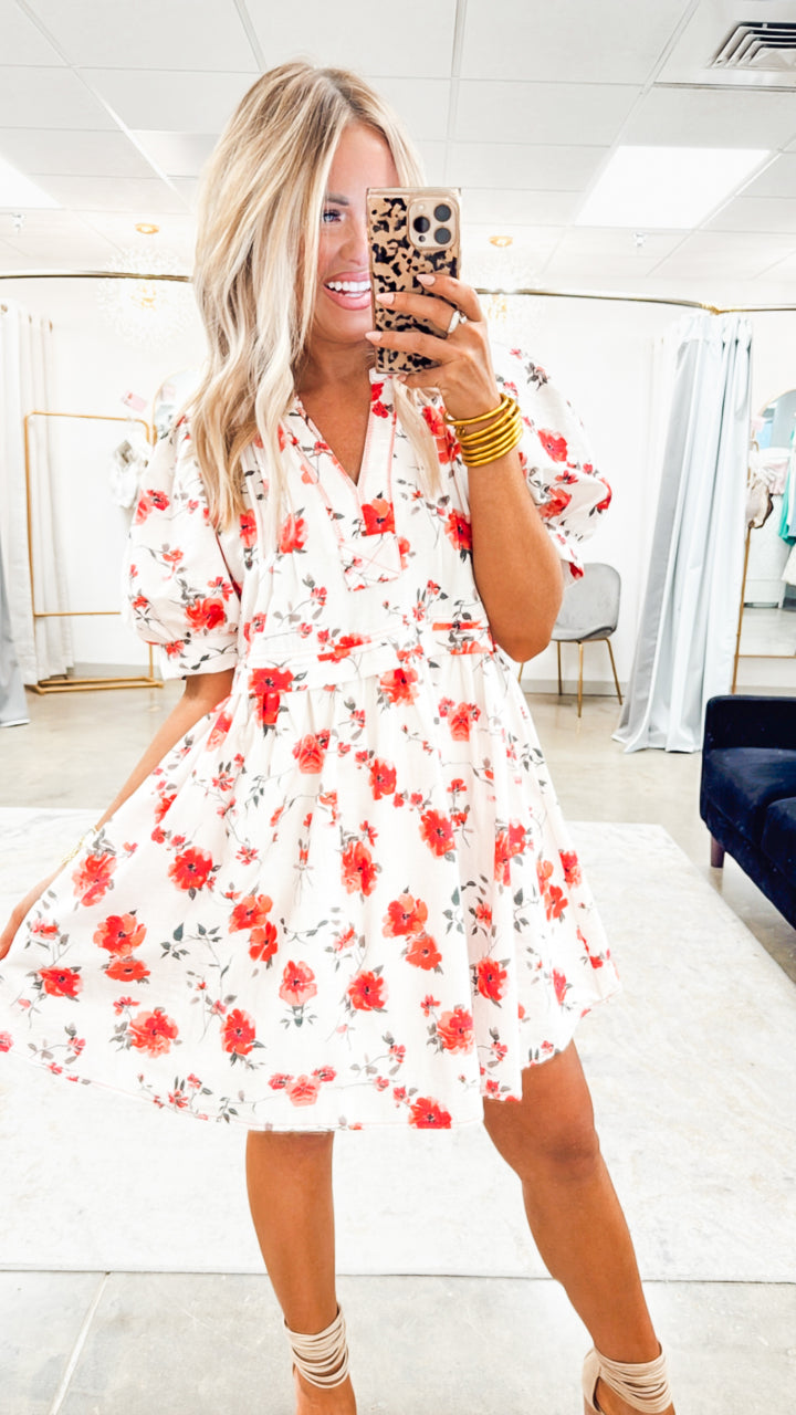Rosalie Bloom Mini Dress