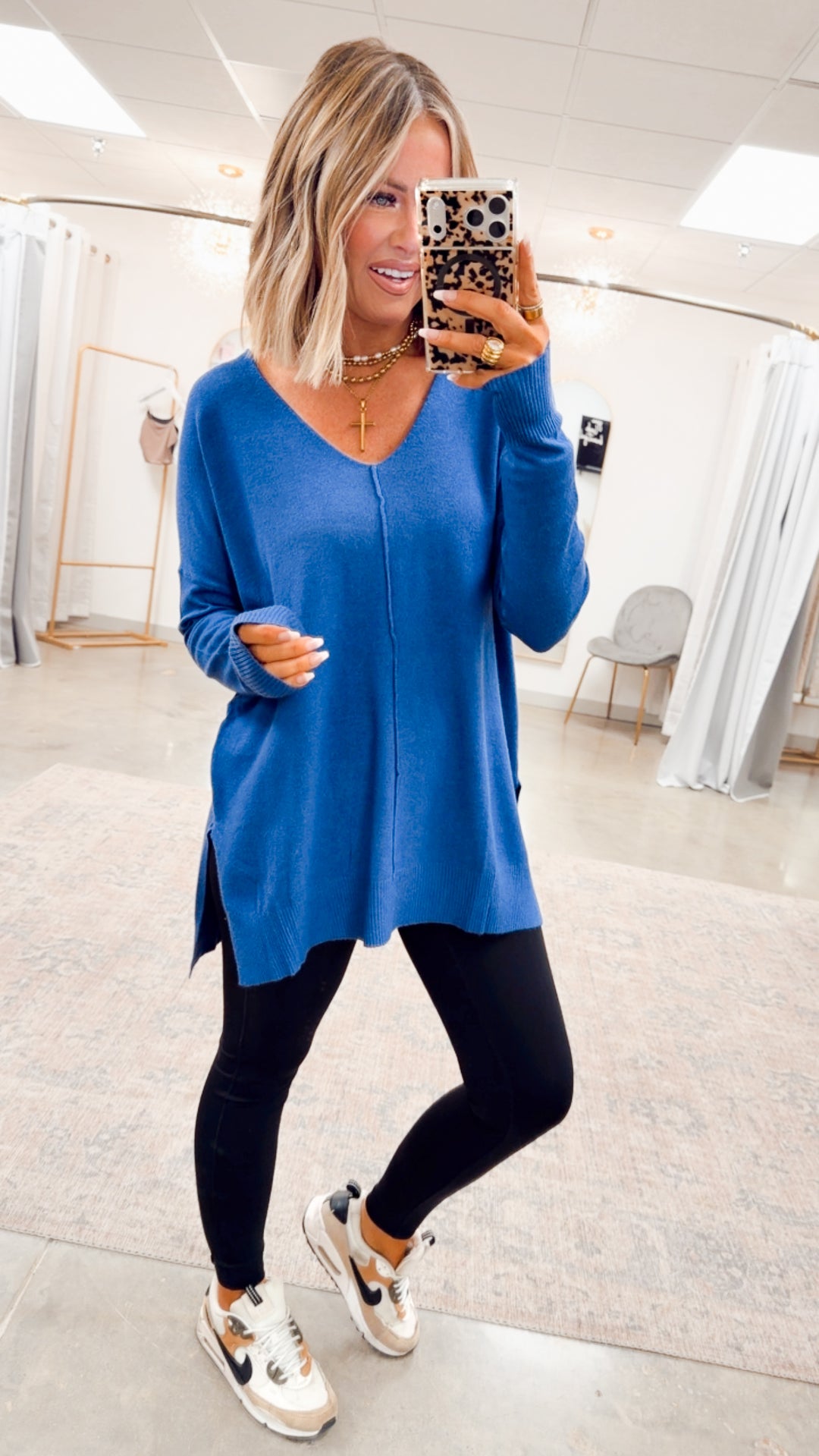 The Laramie Hi-Low Sweater-Marlin