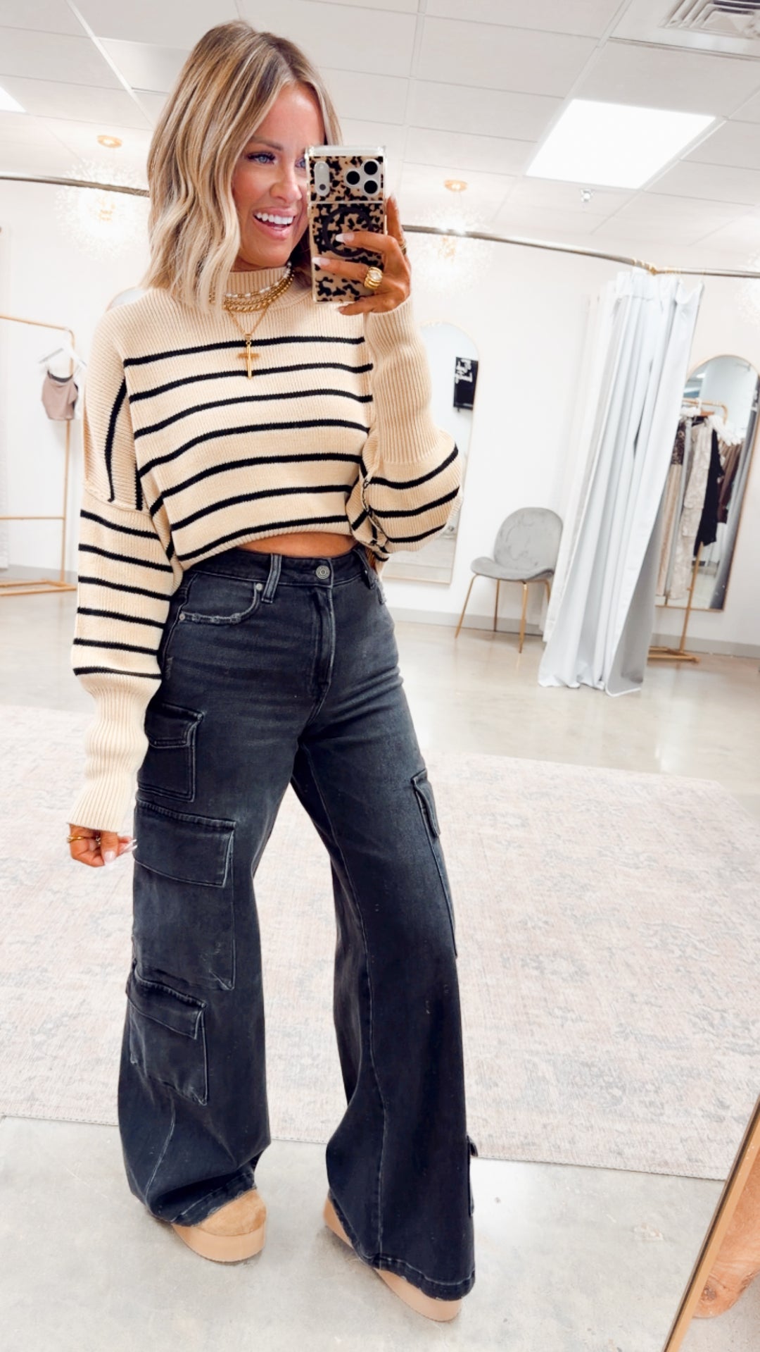 Elsie Mock Neck Sweater