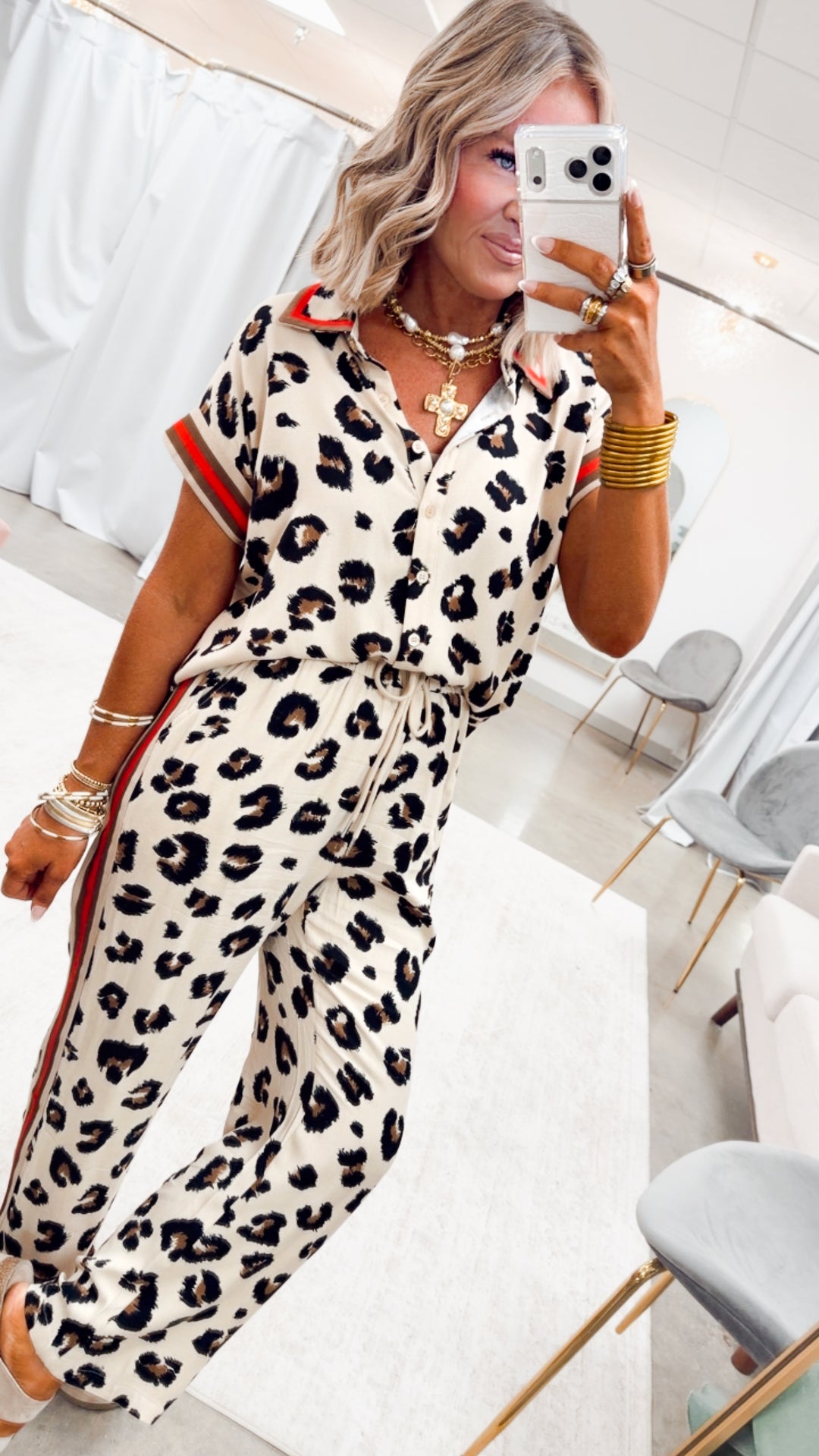 The Leopard League Pants Set