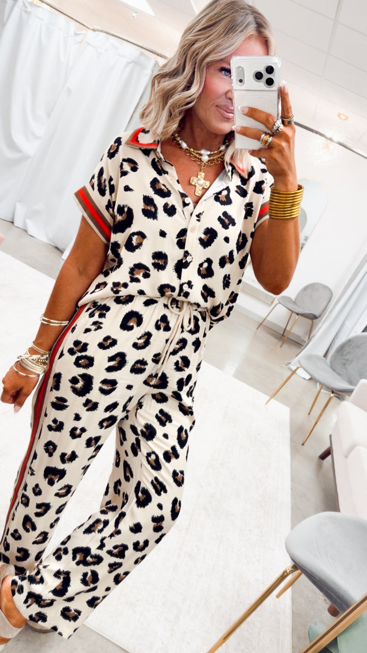 The Leopard League Pants Set
