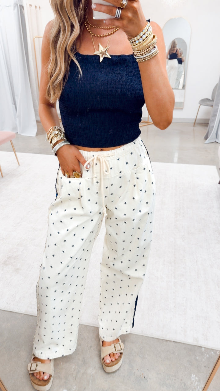 The Millie Polka Dot Striped Pants