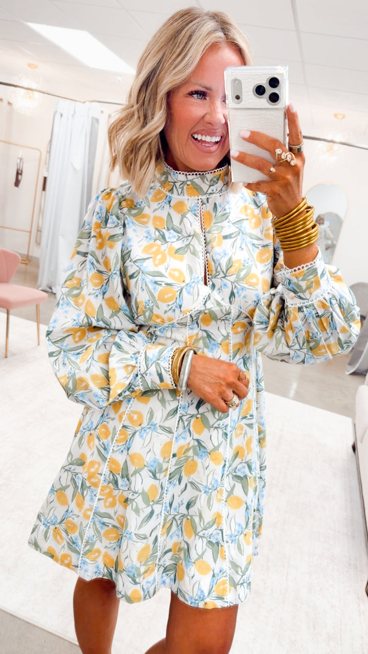 The Lemon Blossom Belle Dress
