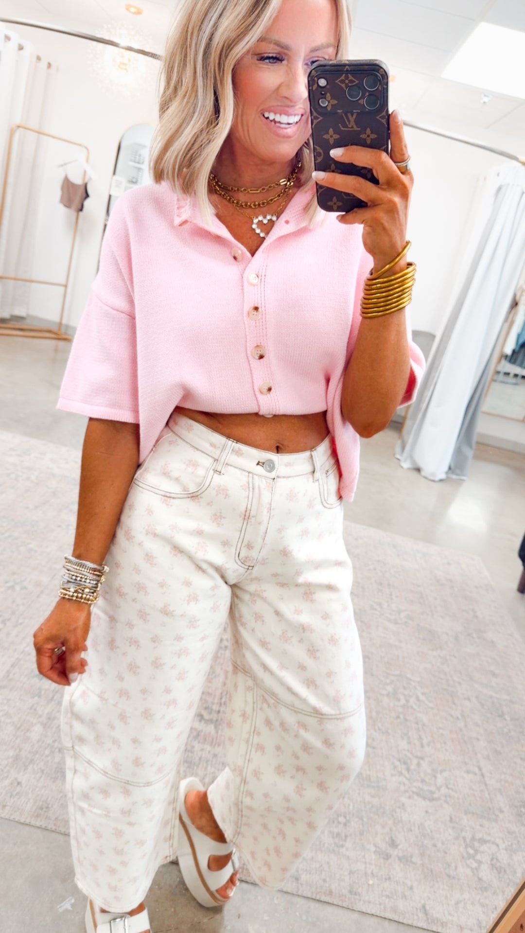 Meadow Bloom Barrel Jeans