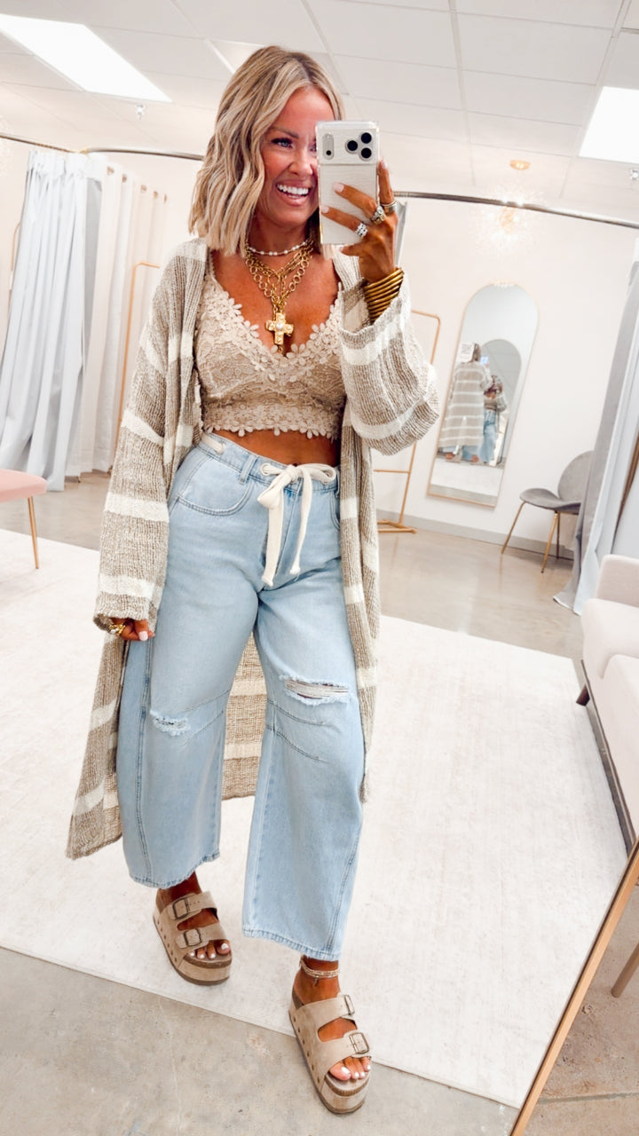 The Wind & Willow Cardigan-Mocha