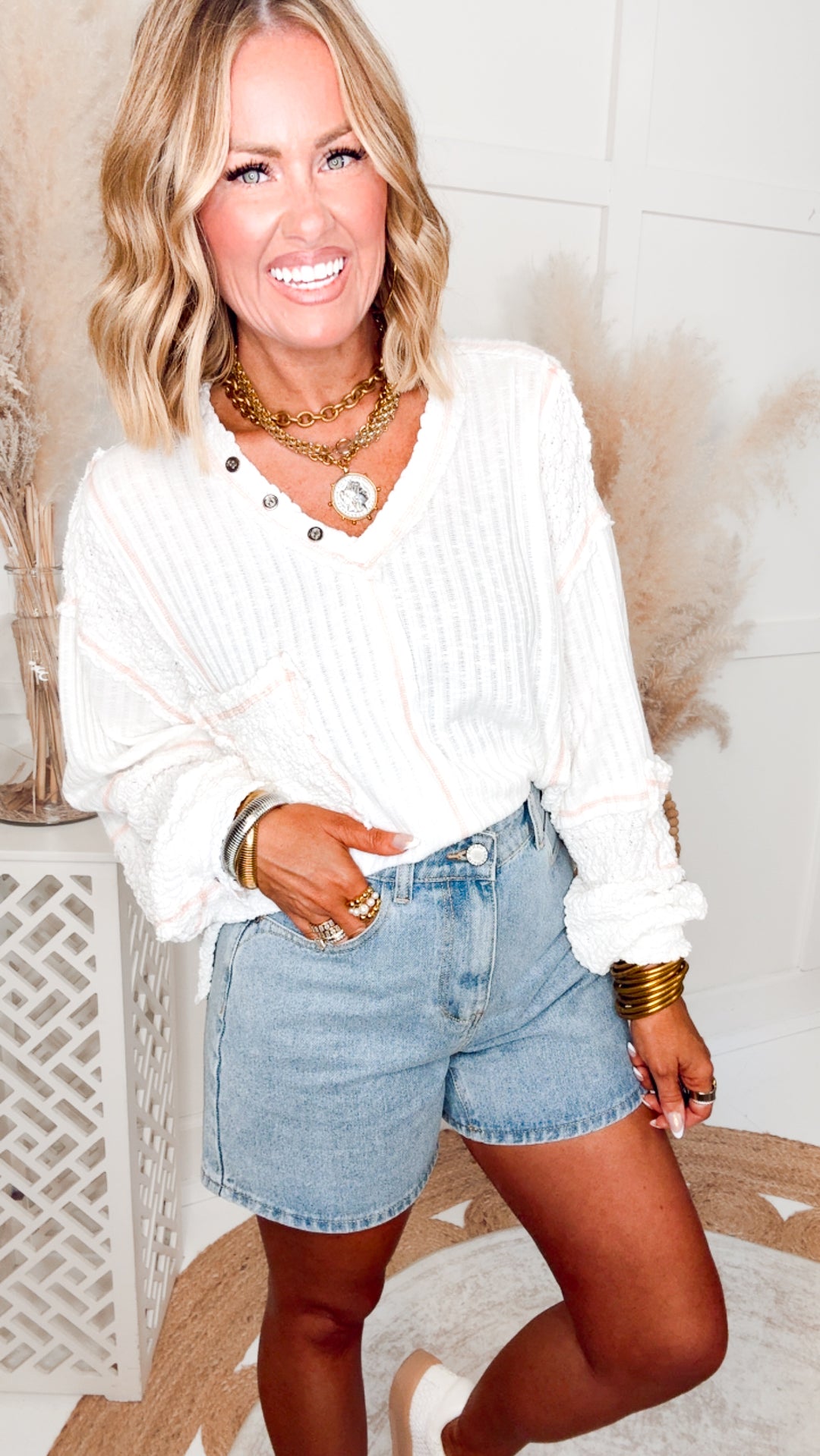 The Wildloom Balloon Sleeve Top