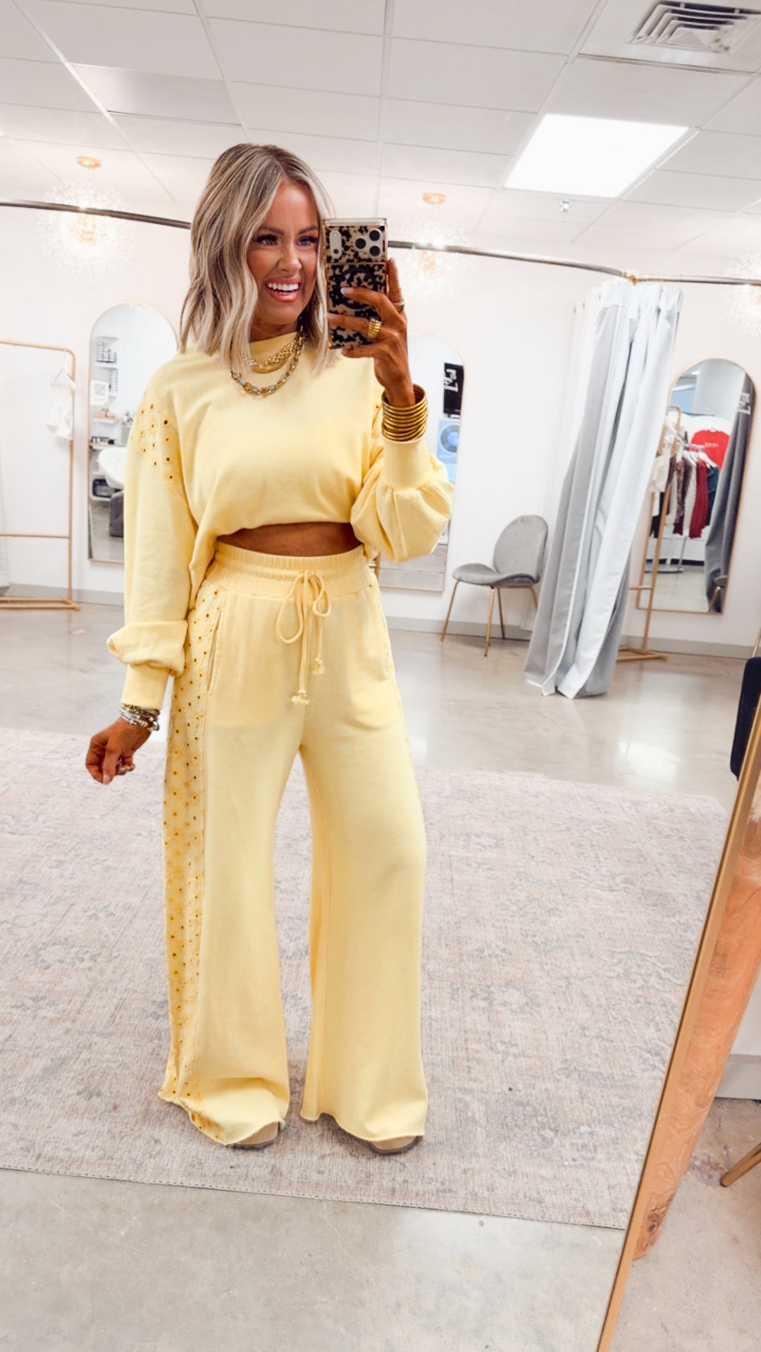 The Paloma Plush Set-Mellow Yellow