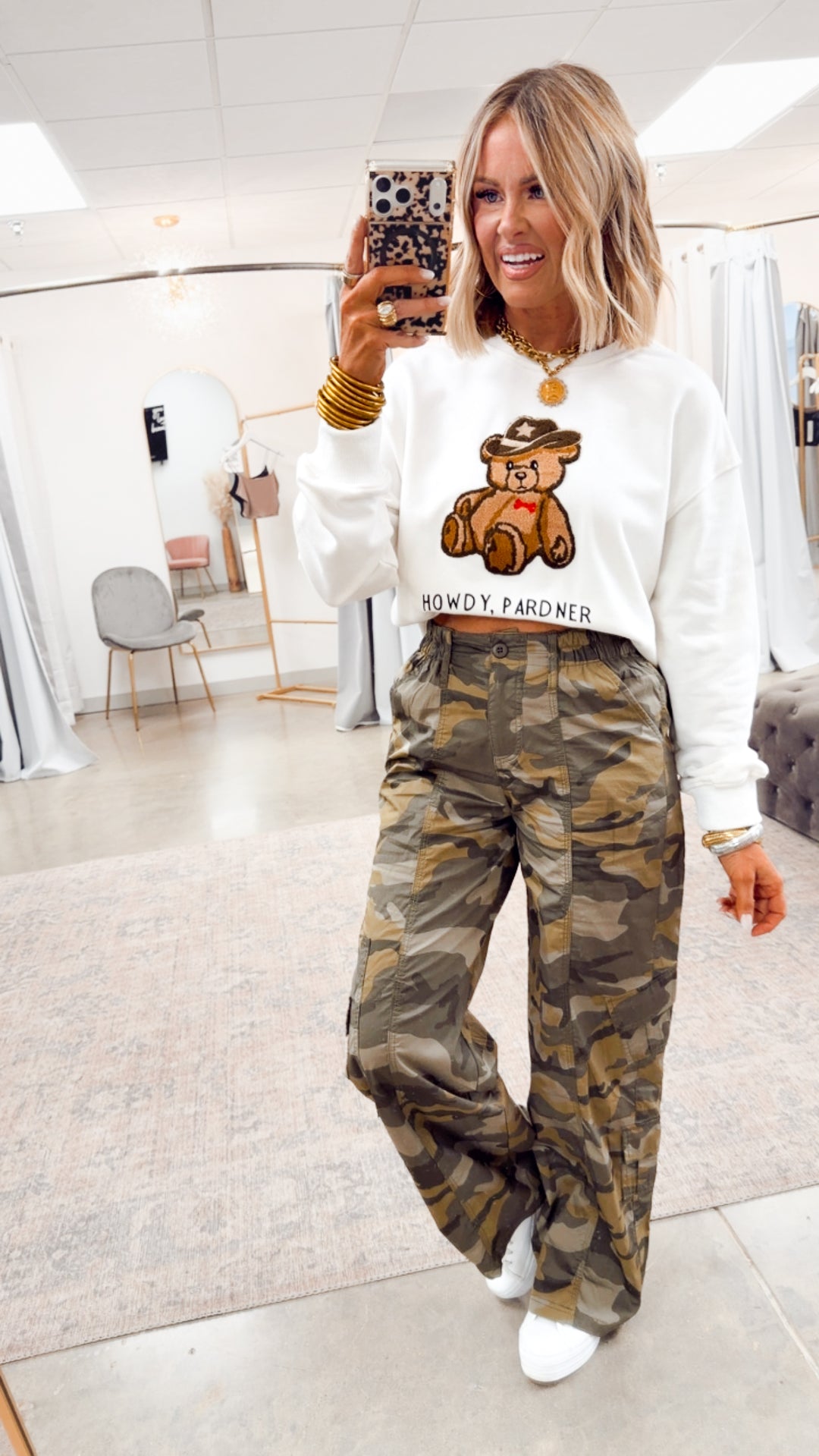 Teddy Western Sweatshirt