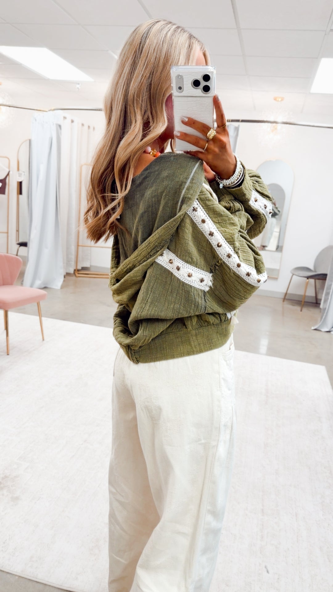 Free Spirit Lightweight Jacket-Olive
