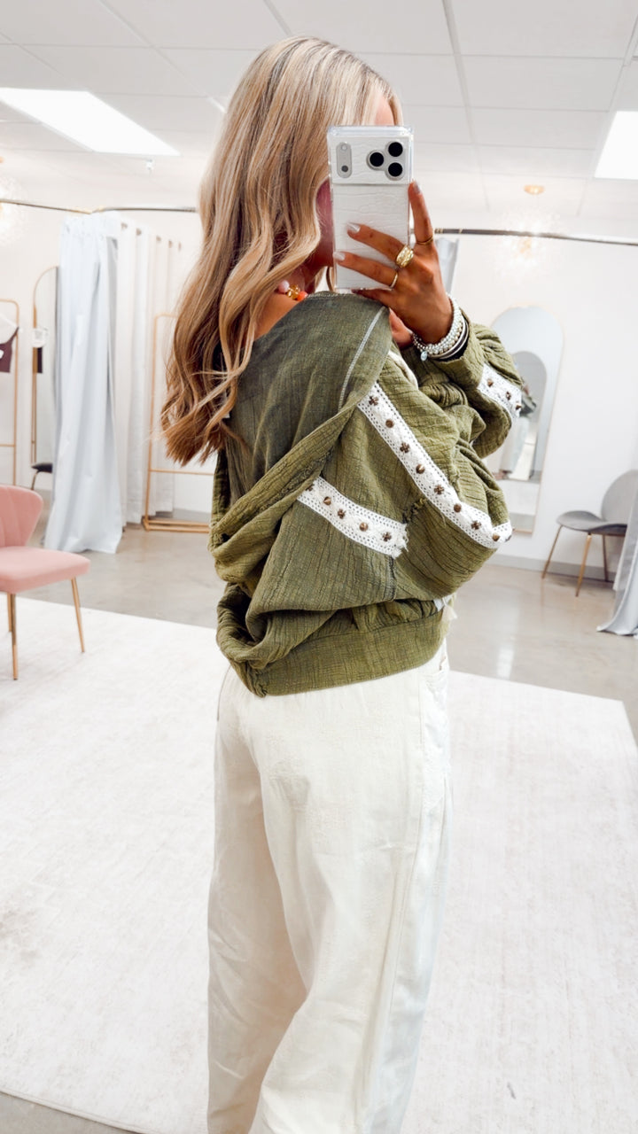 Free Spirit Lightweight Jacket-Olive
