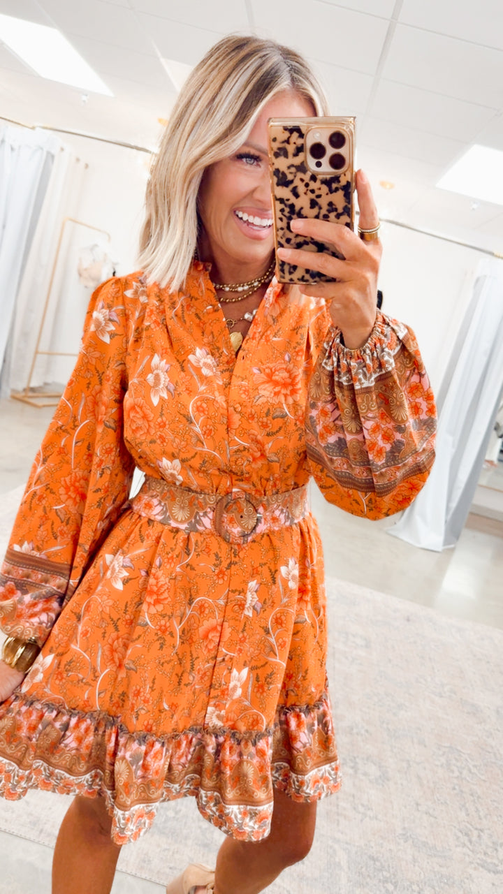 Rustic Meadow Mini Dress