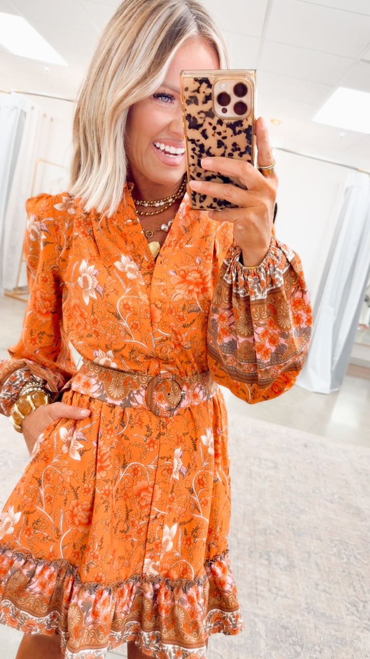 Rustic Meadow Mini Dress