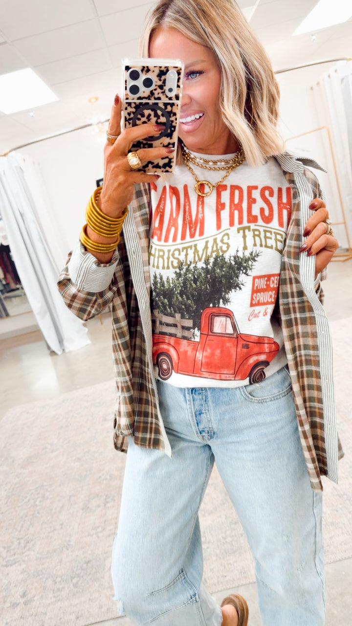 Farm Fresh Christmas Trees Tee