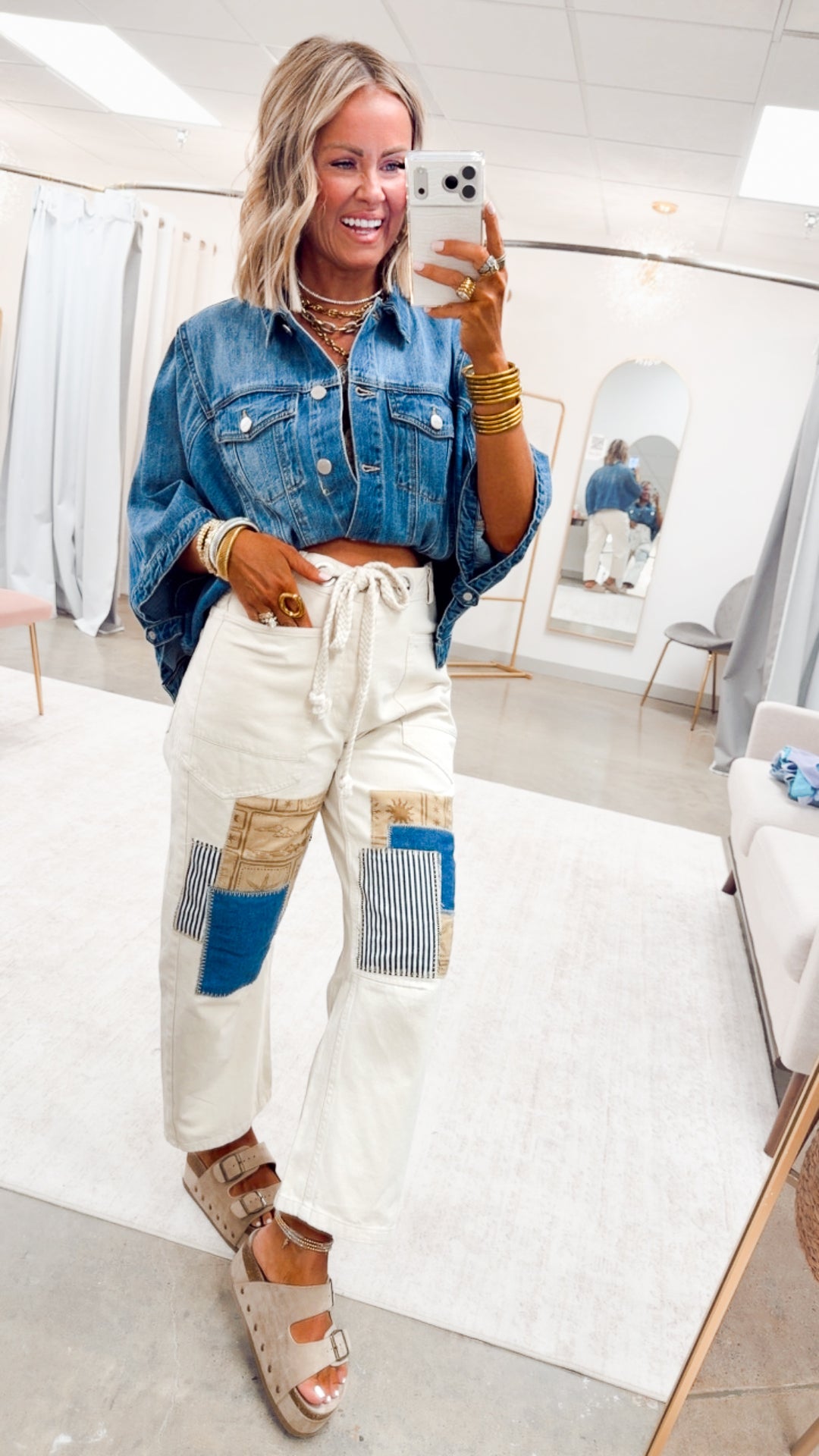 The Patchwork Paradise Jean