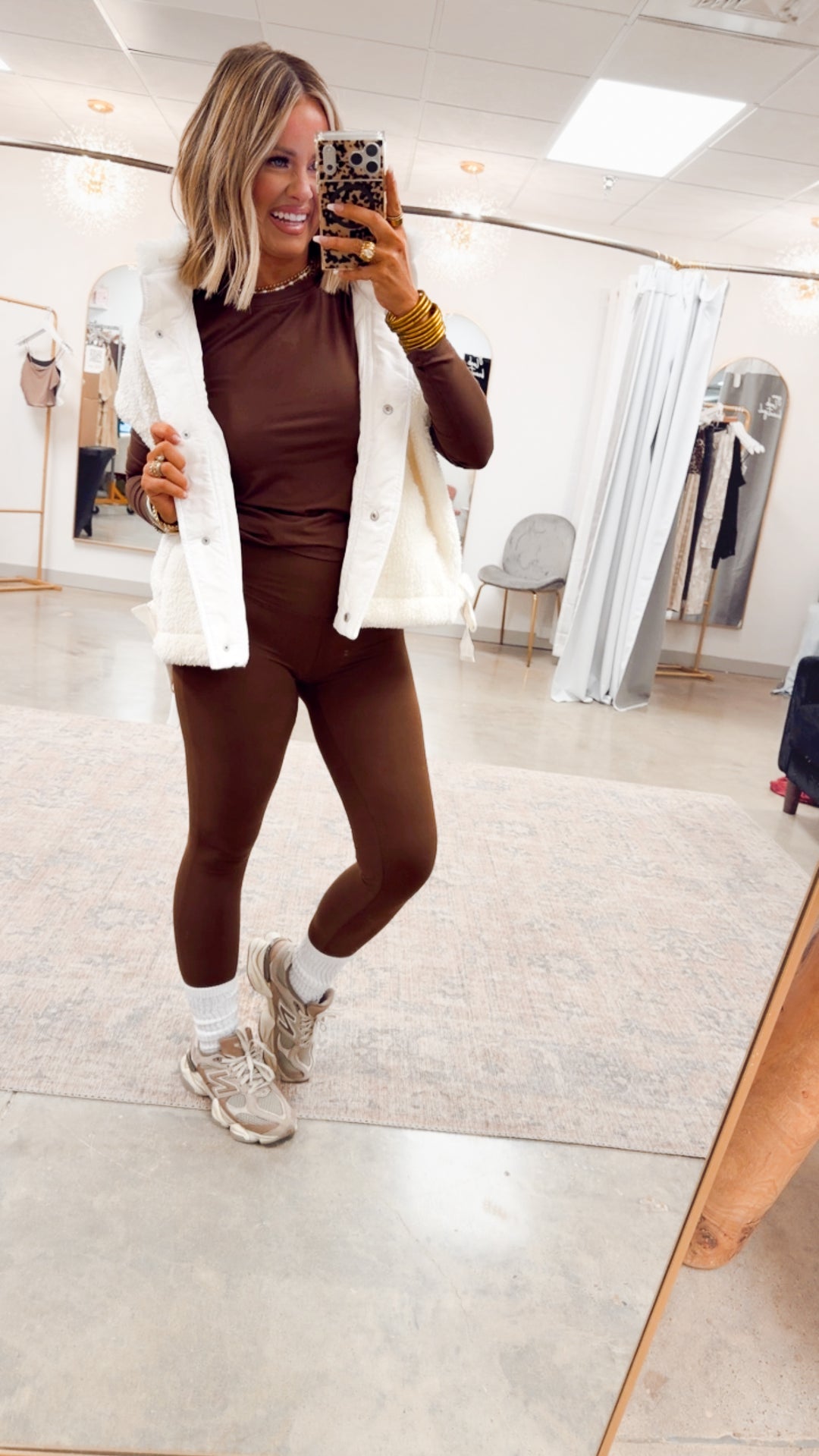 Chalet Sherpa Vest-White