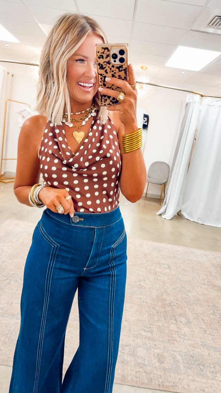 Katherine High Waisted Wide Leg Jean