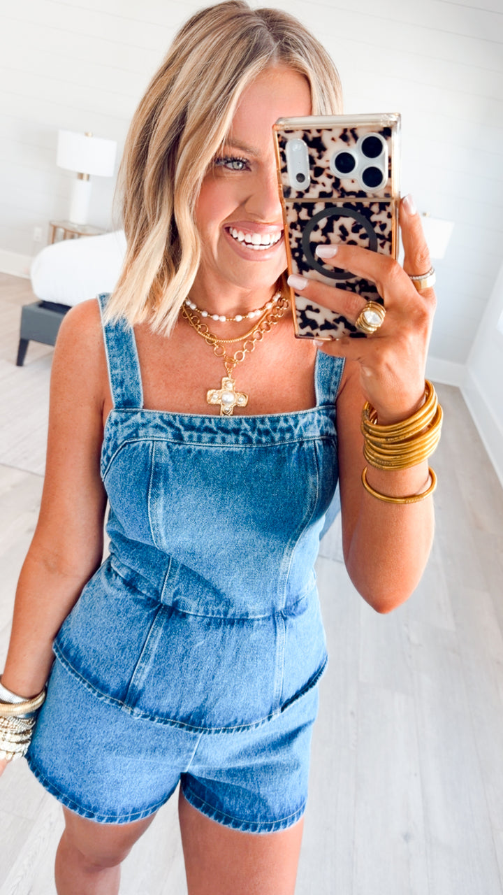 Southern Belle Peplum Romper