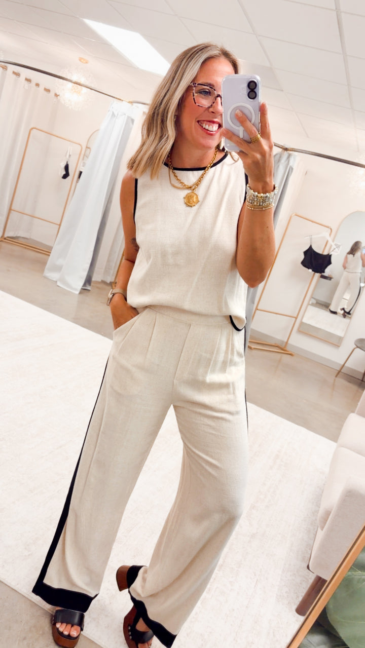 The Lumen Two Piece Set-Natural