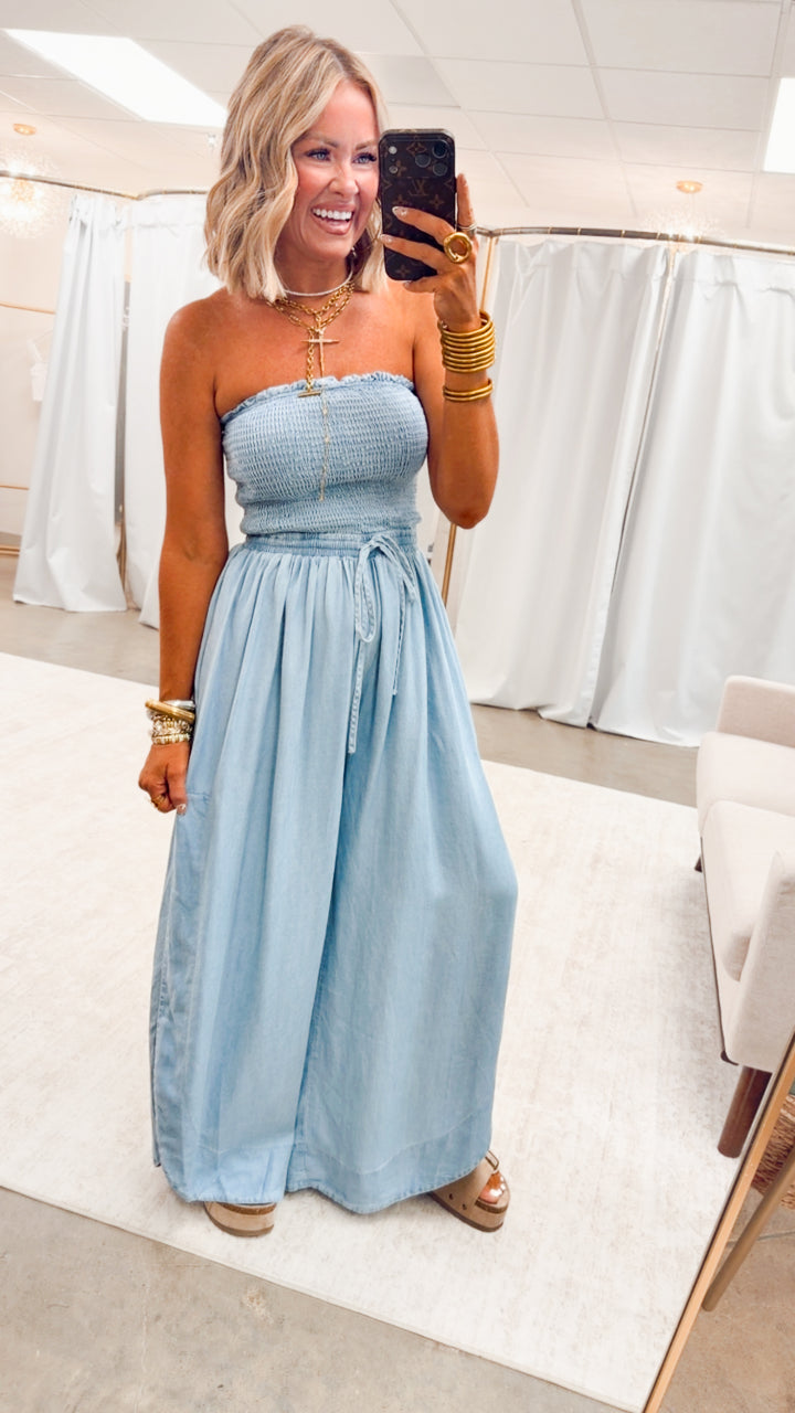 The Remi Tube Top Jumpsuit