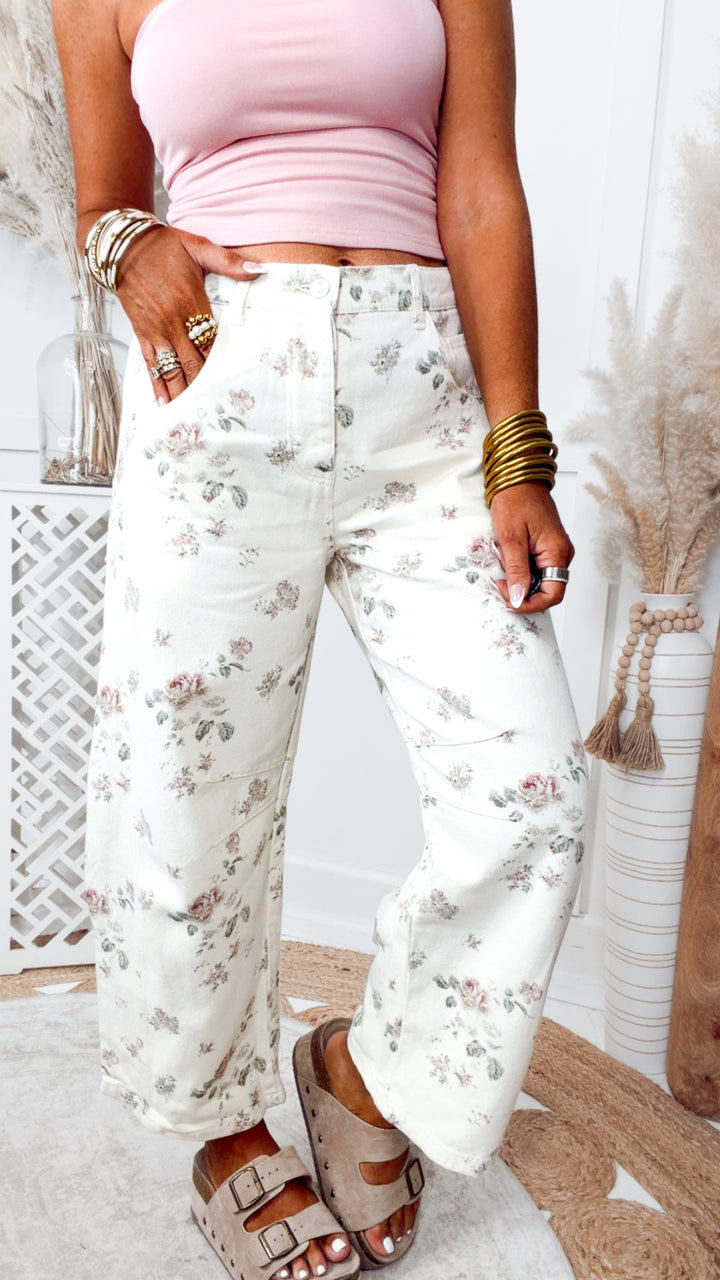 The Botanical Barrel Jean