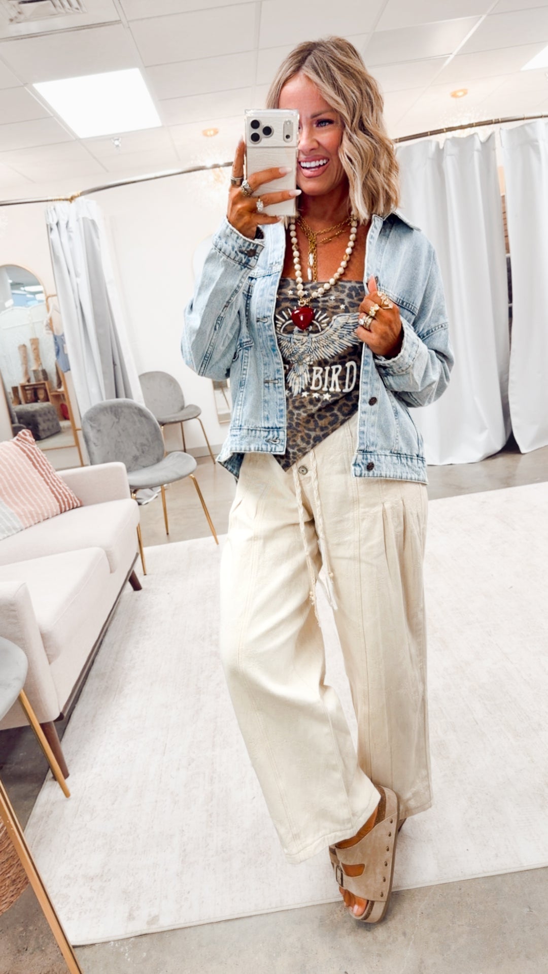 The Willow Haze Pants-Natural