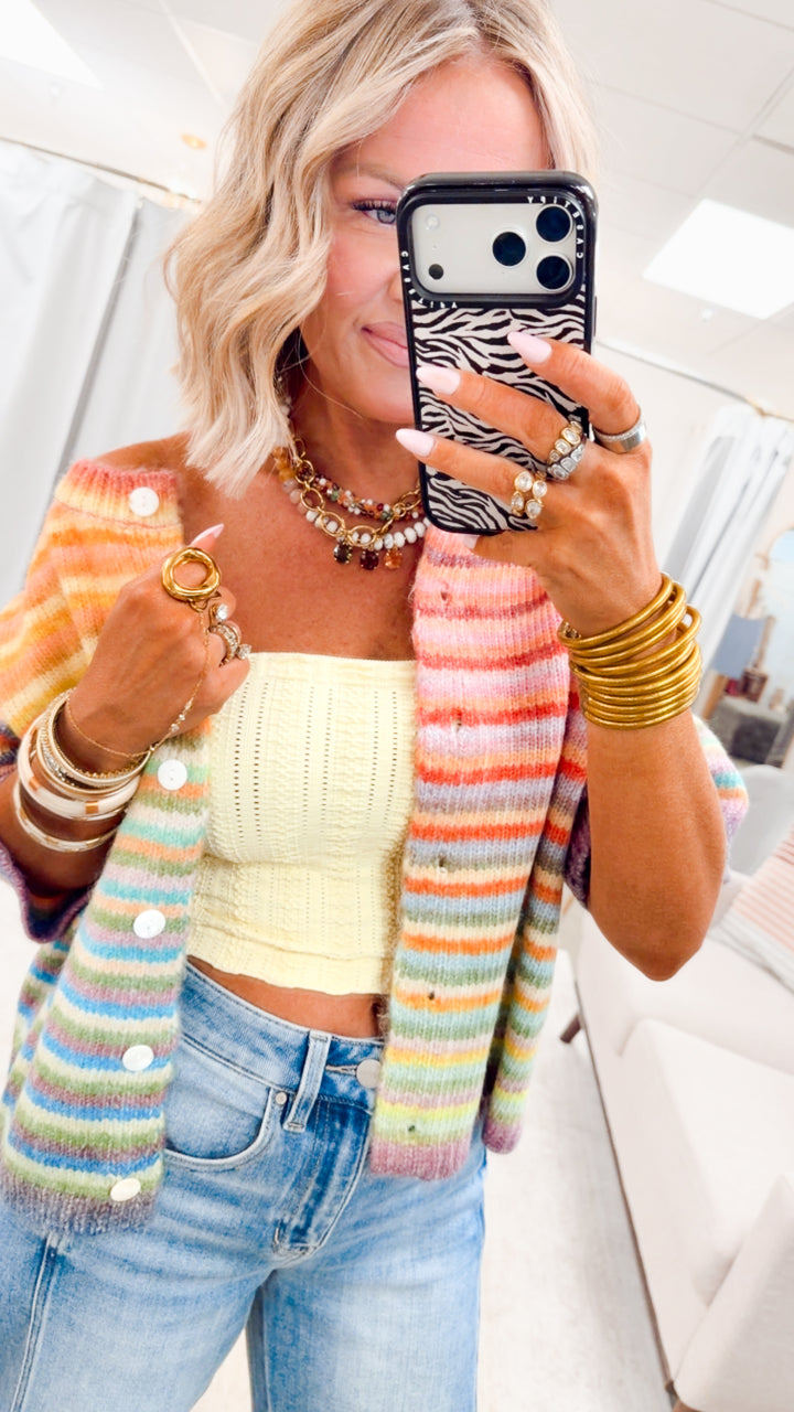 The Pretty Palette Cardigan Top
