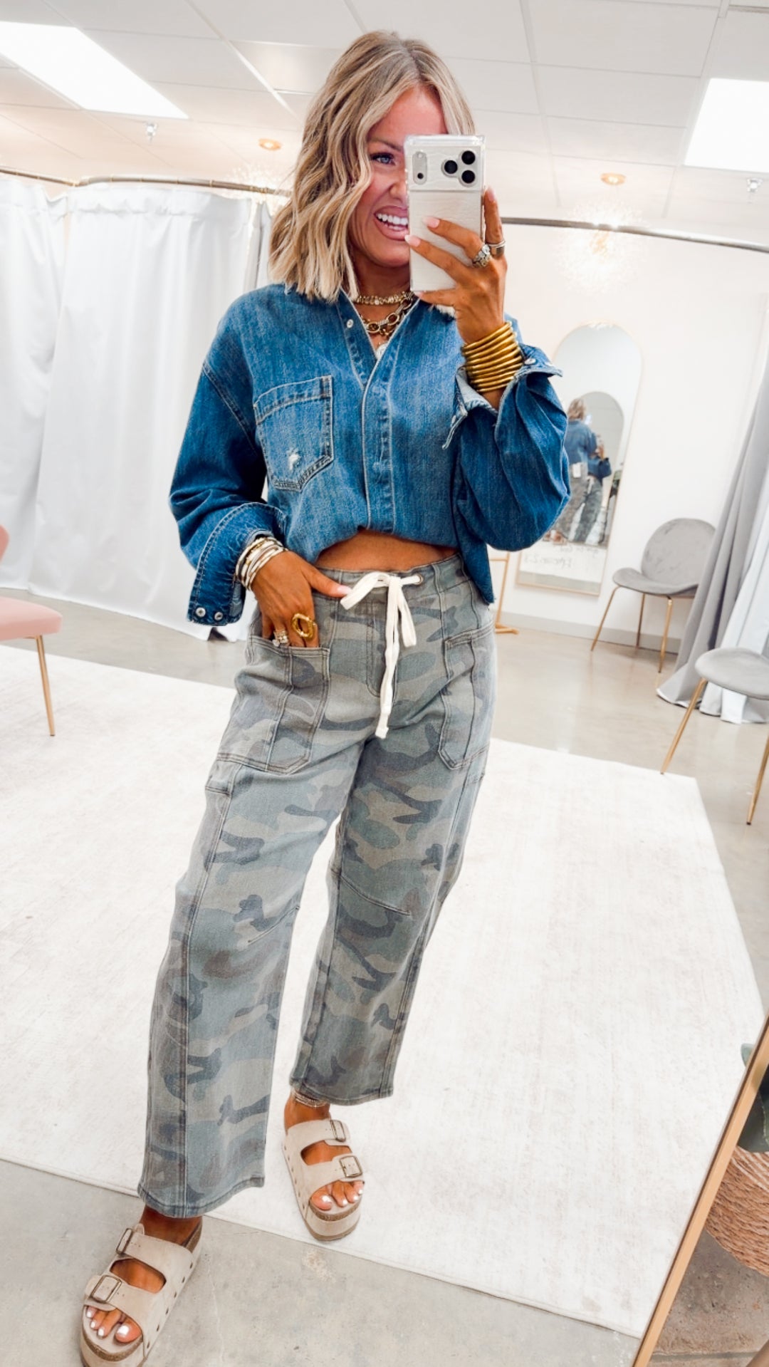 The Rogue Camo Barrel Jean