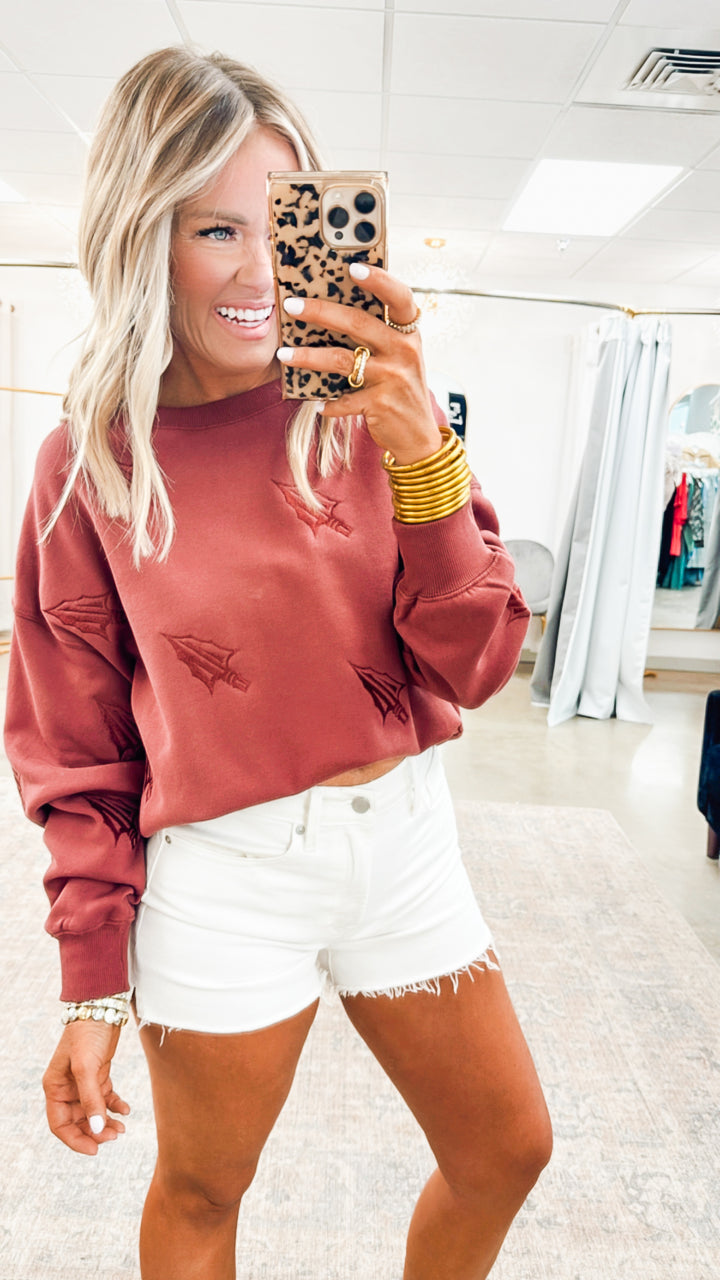 FSU Ritter Repeat Lantern Sleeve Crew
