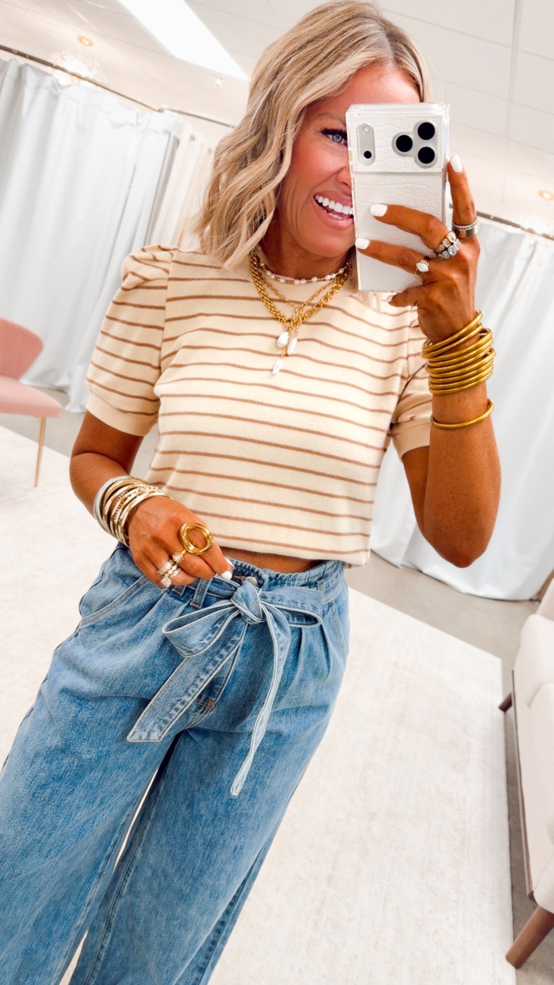 The Stripe Haven Top