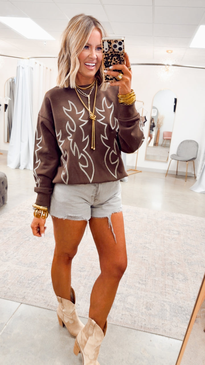 The Kayla Relaxed Shorts-Gravel