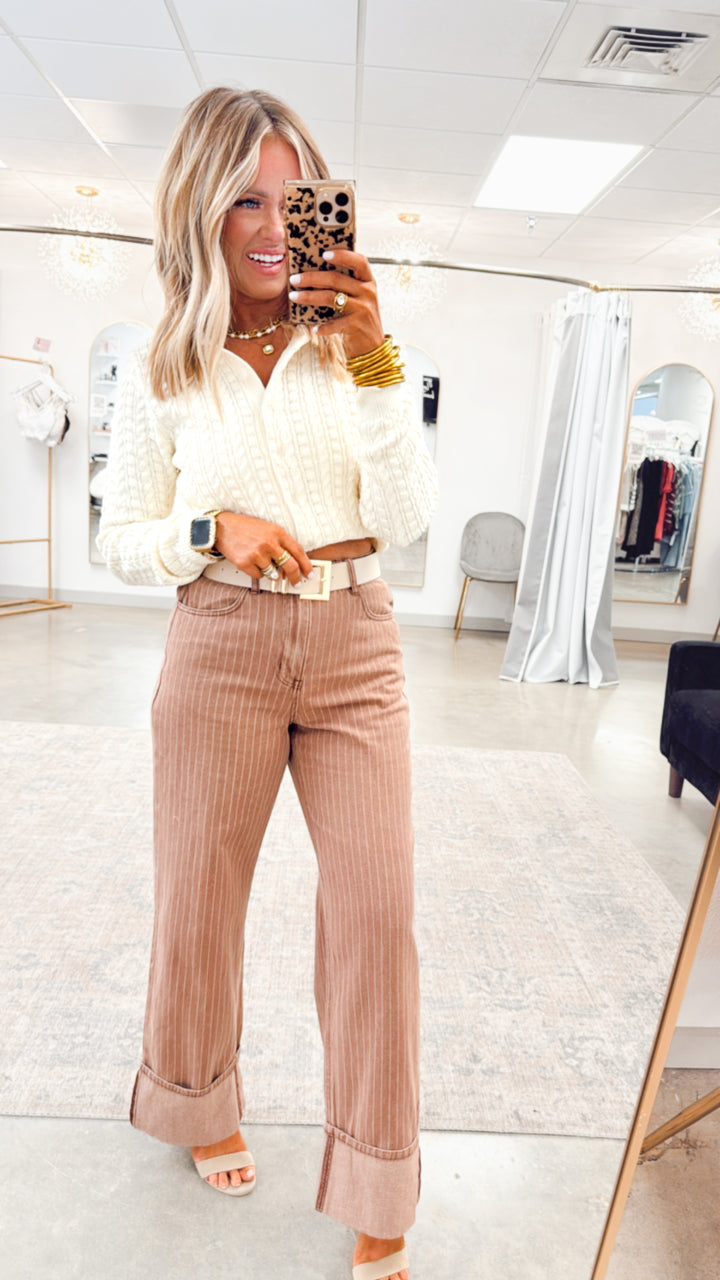 Axis Stripe Jeans