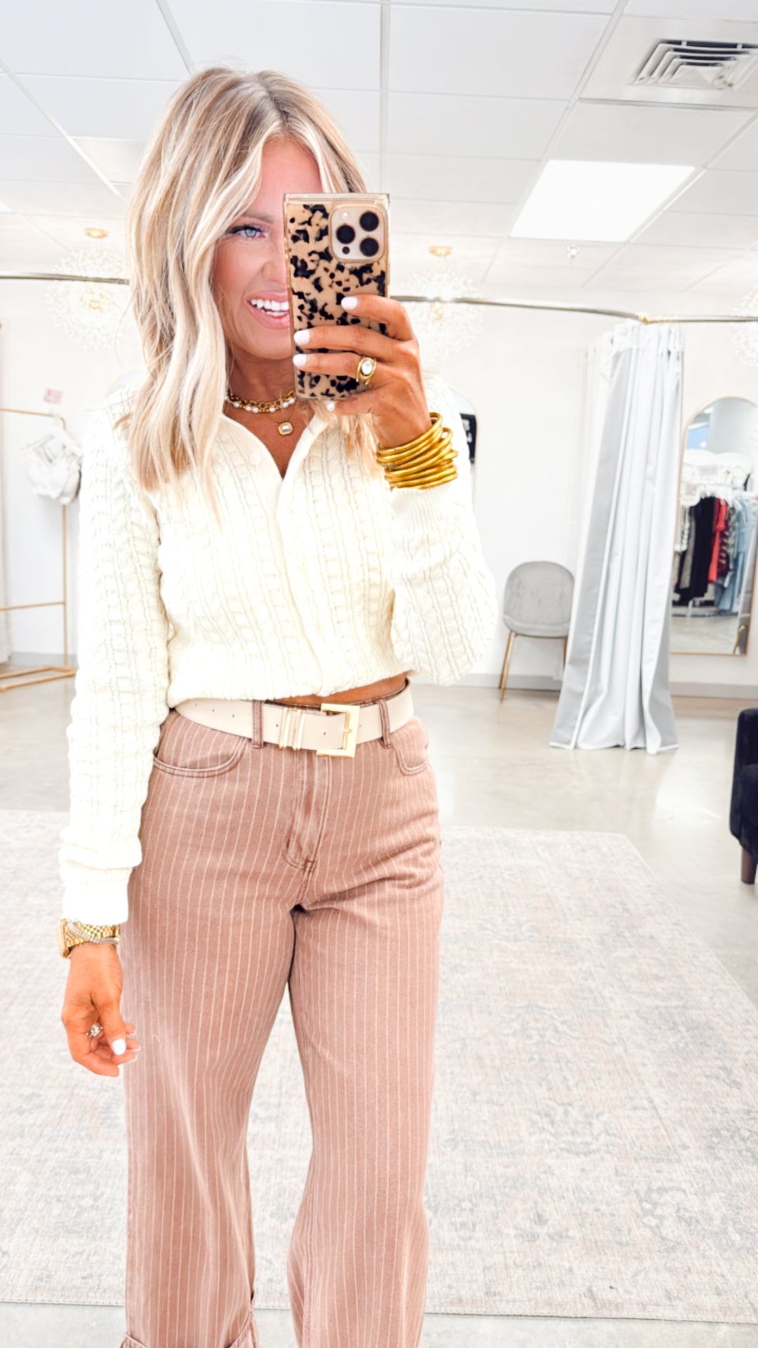Axis Stripe Jeans