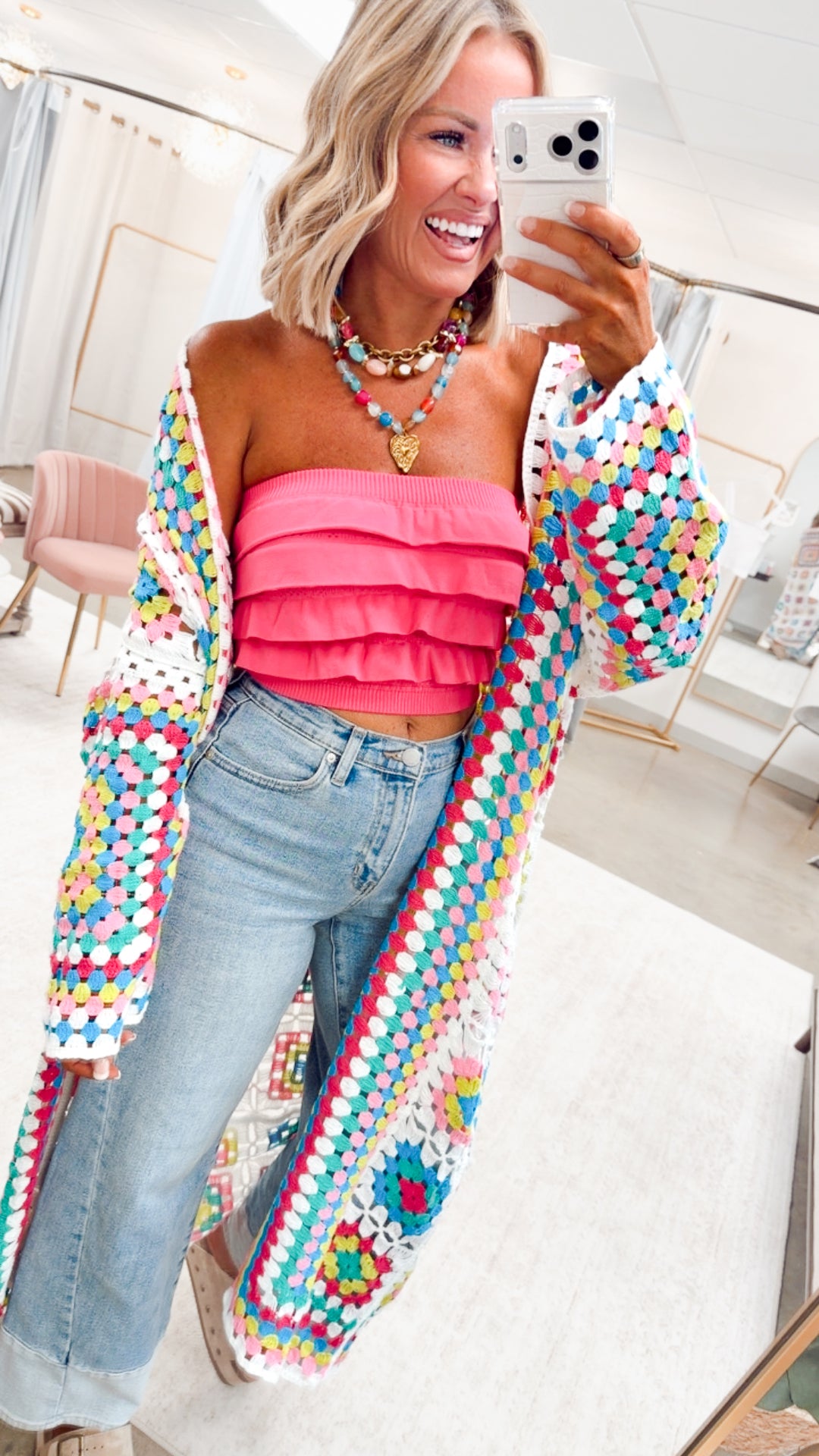 The Colorfield Crochet Cardigan