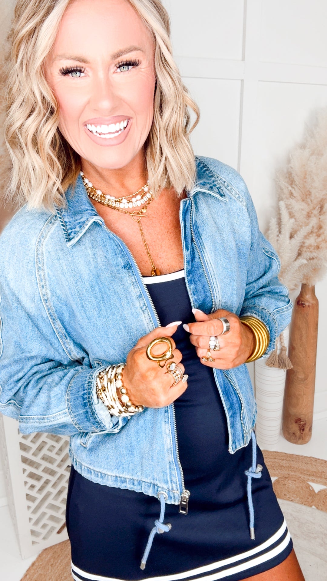 The Denim Icon Bomber Jacket