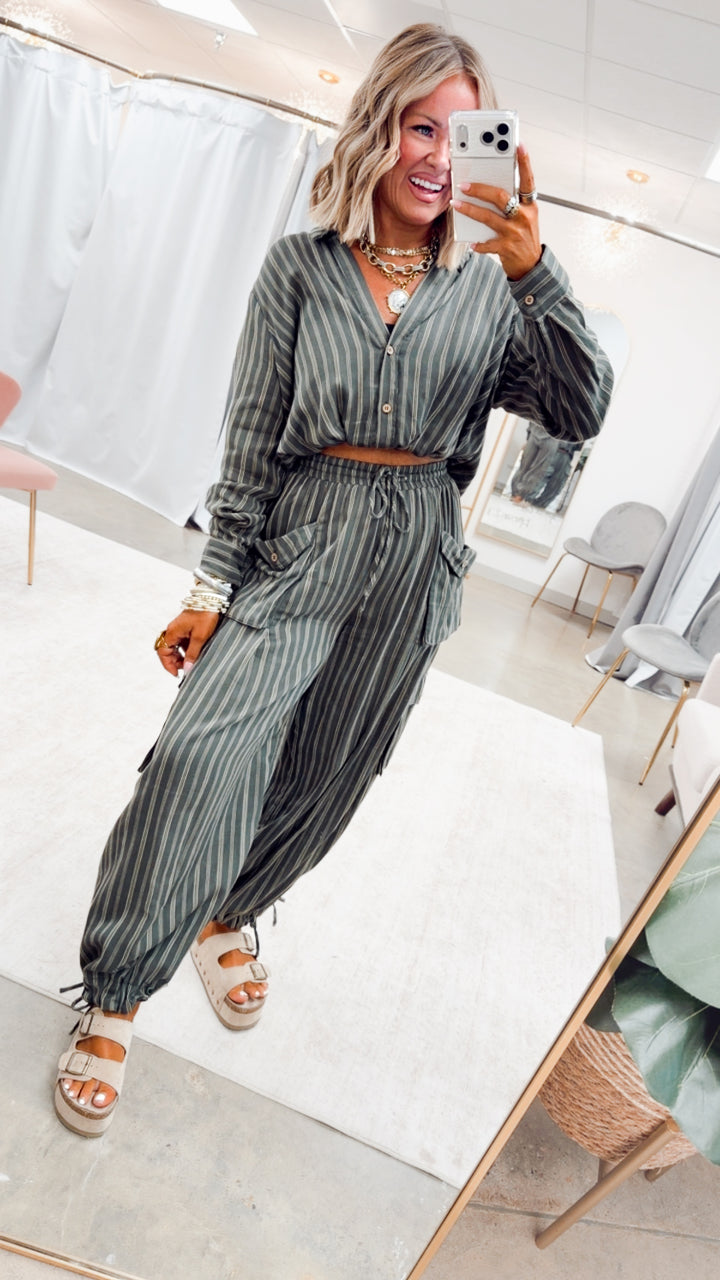 The Verity Cargo Pants Set