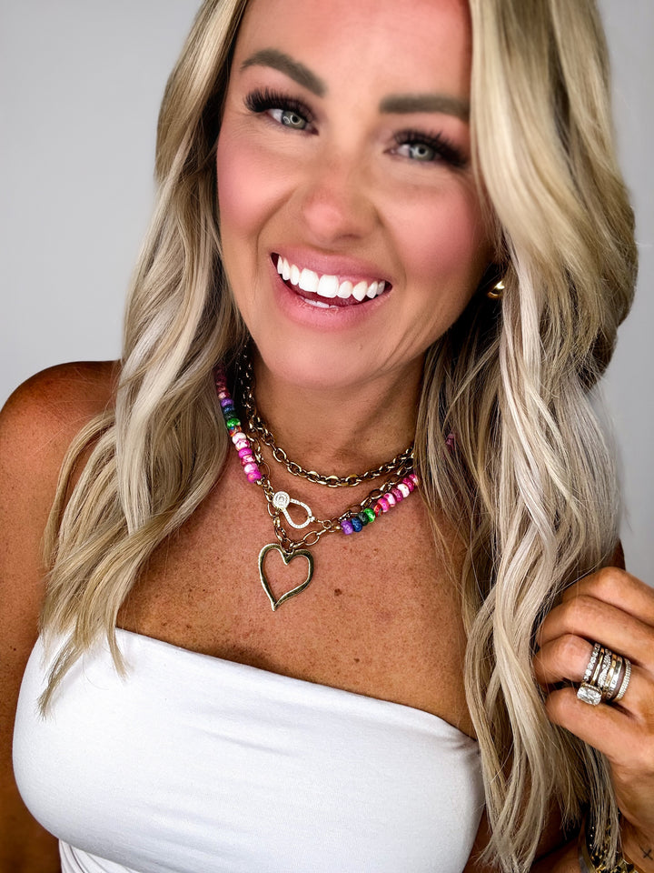 Cool Girl Gemstone Necklace