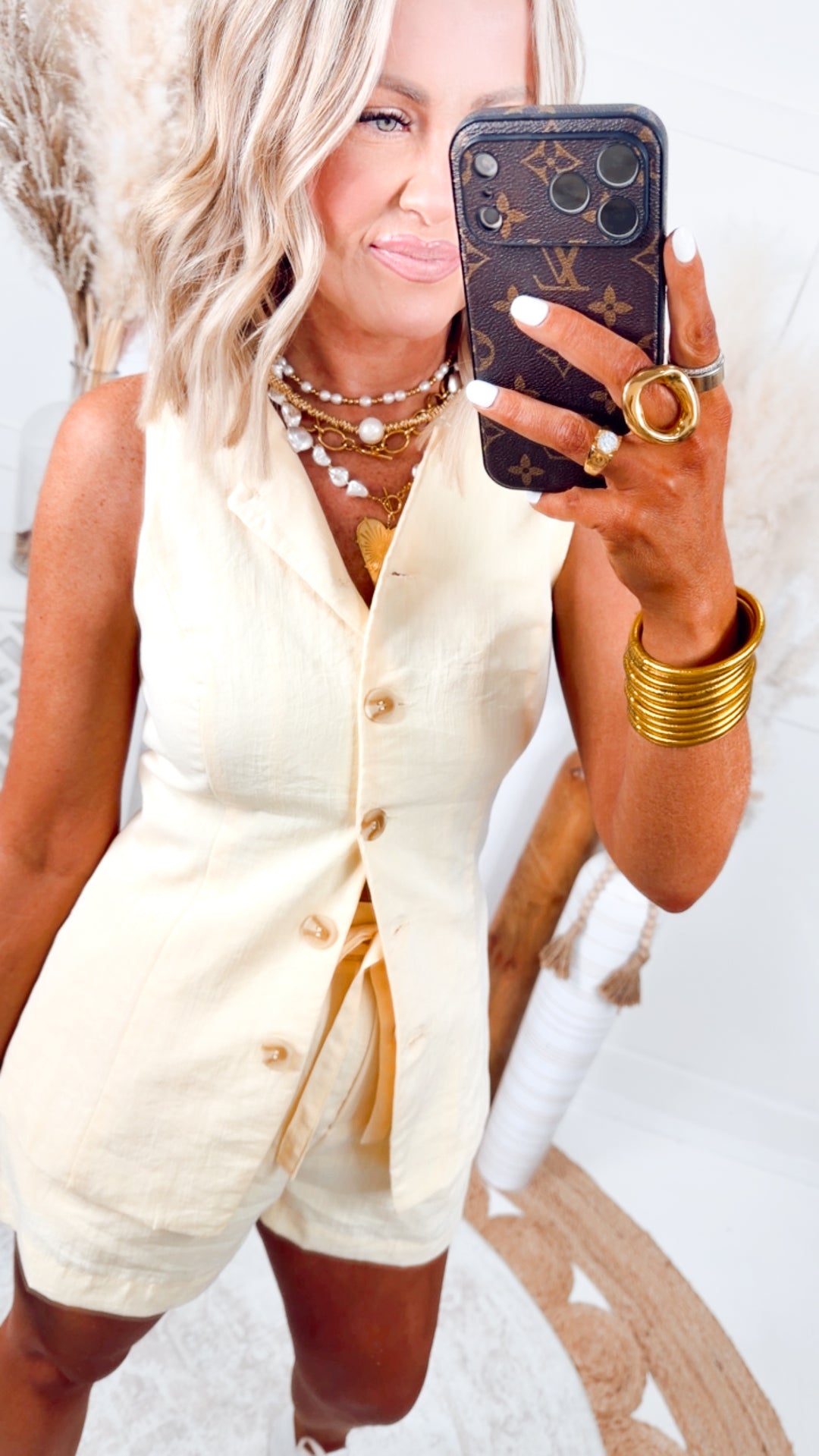 Strike A Pose Two Piece Set-Yellow