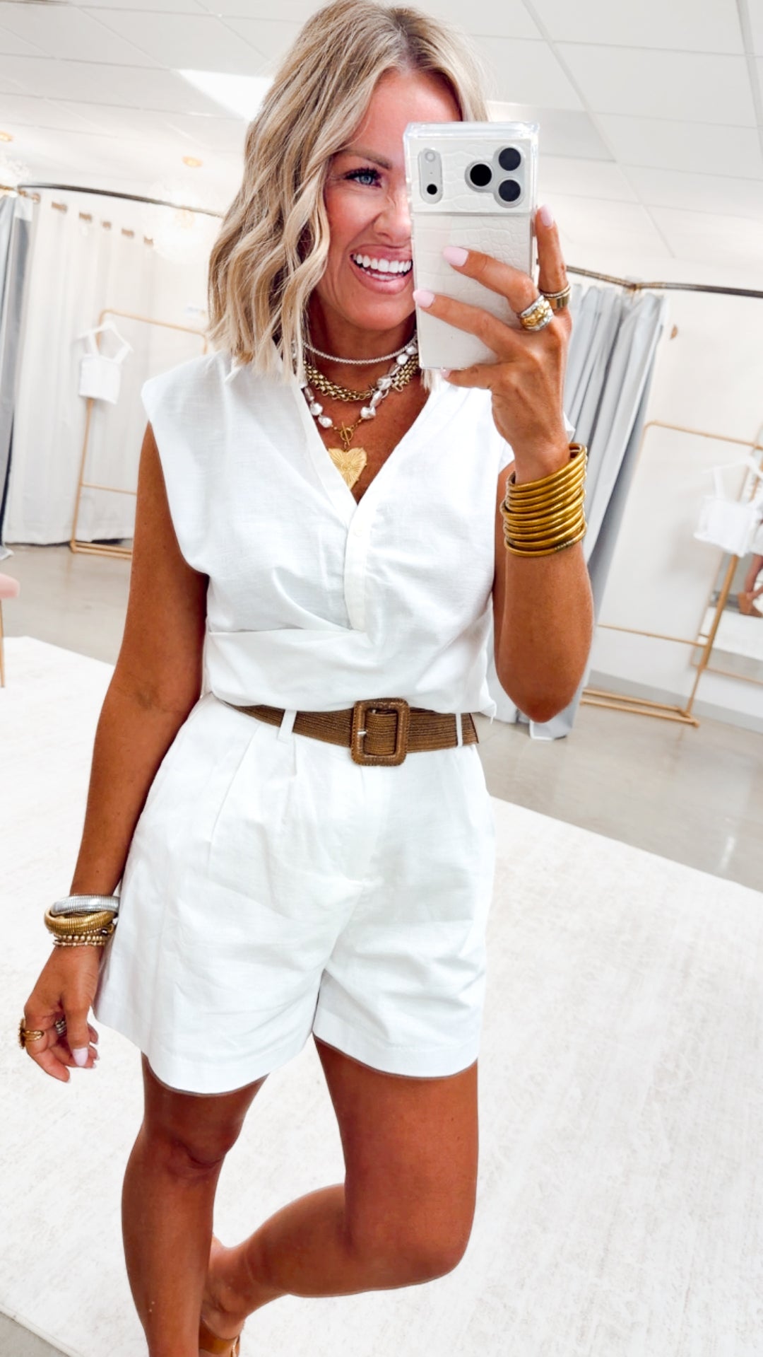 The Hamilton Tailored Set-White